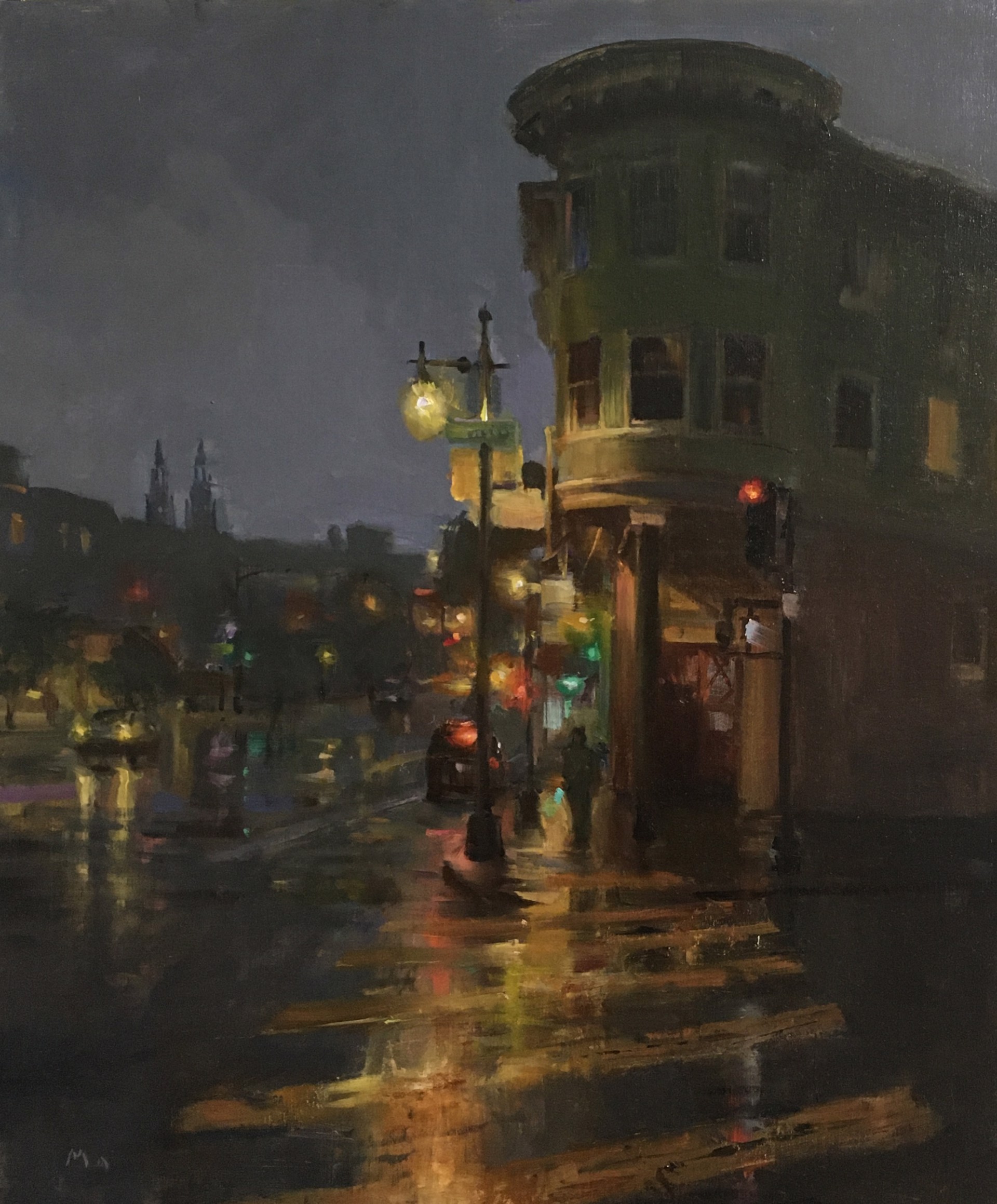 Rainy Night in San Francisco by Kyle Ma