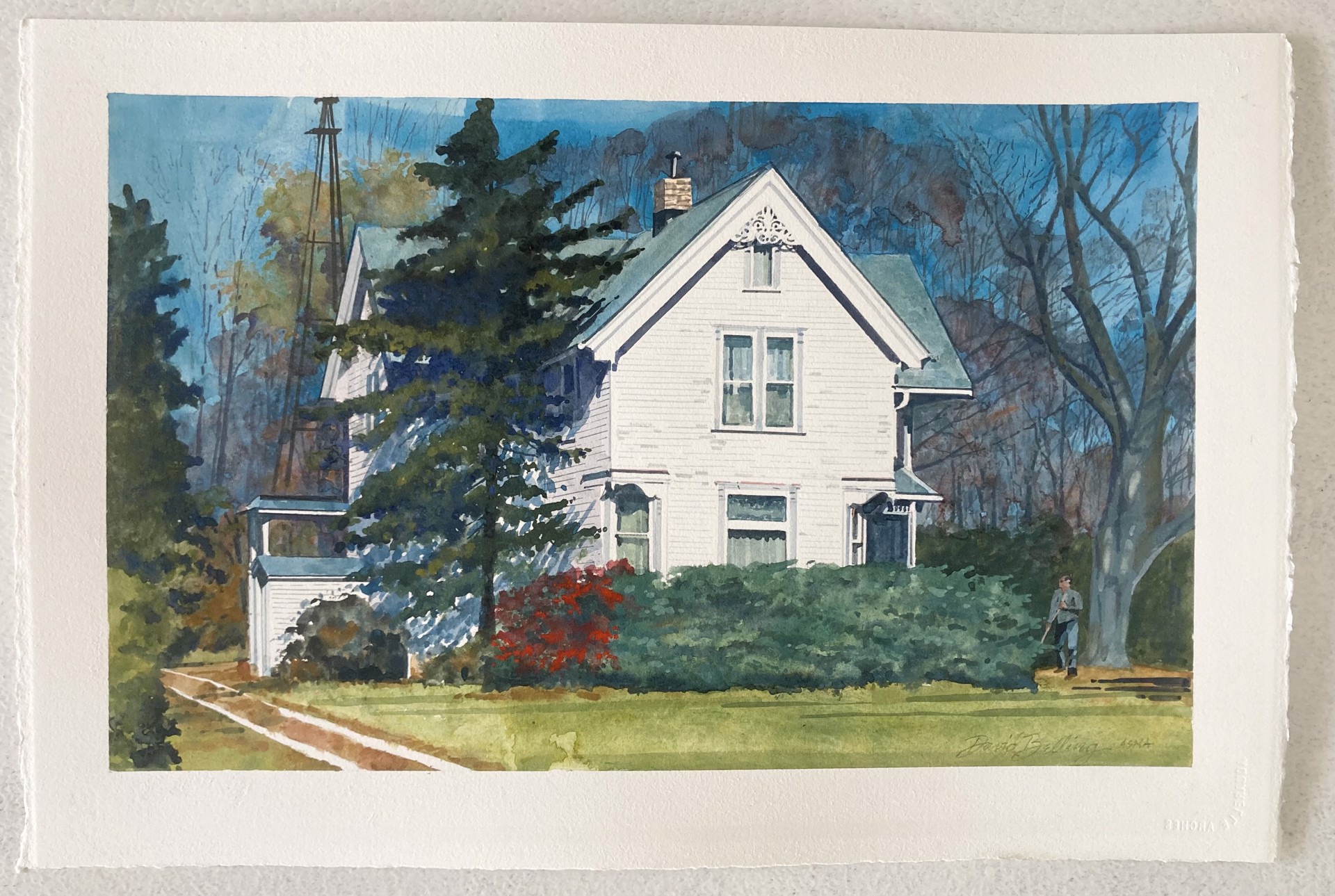 The White House/Unframed Original by David Belling