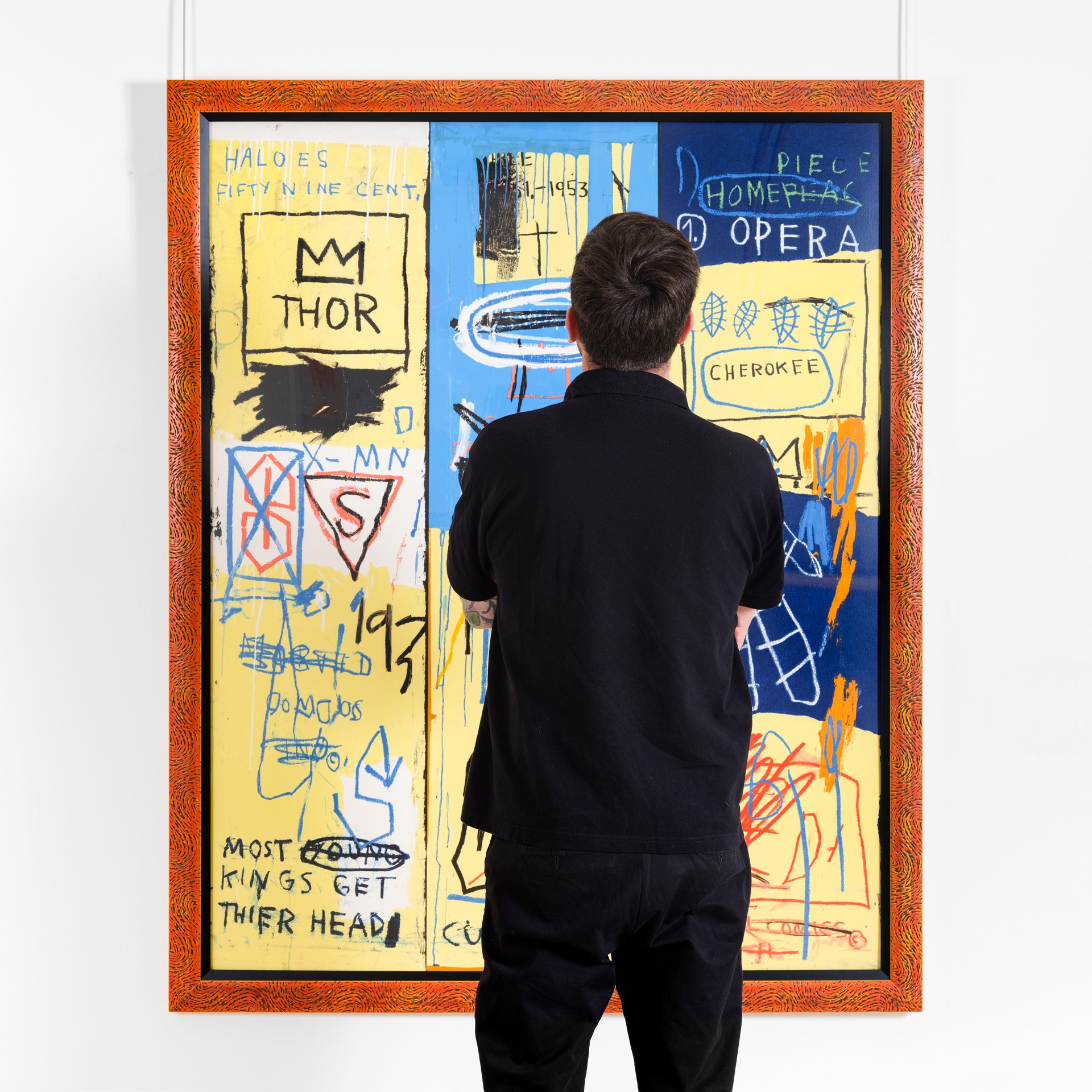 Charles the First (1982) by Jean-Michel Basquiat