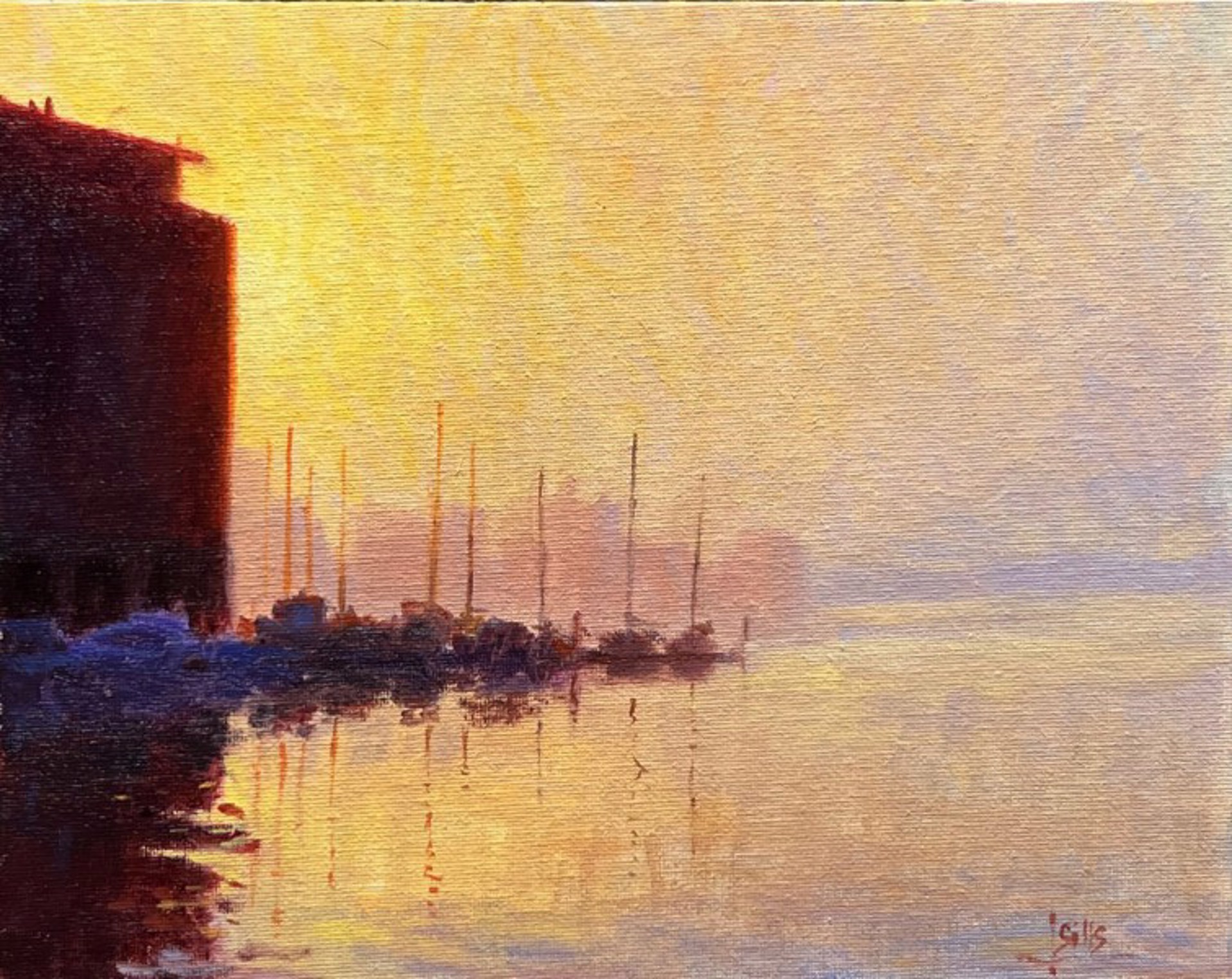 Harbor Dawn by John Brandon Sills