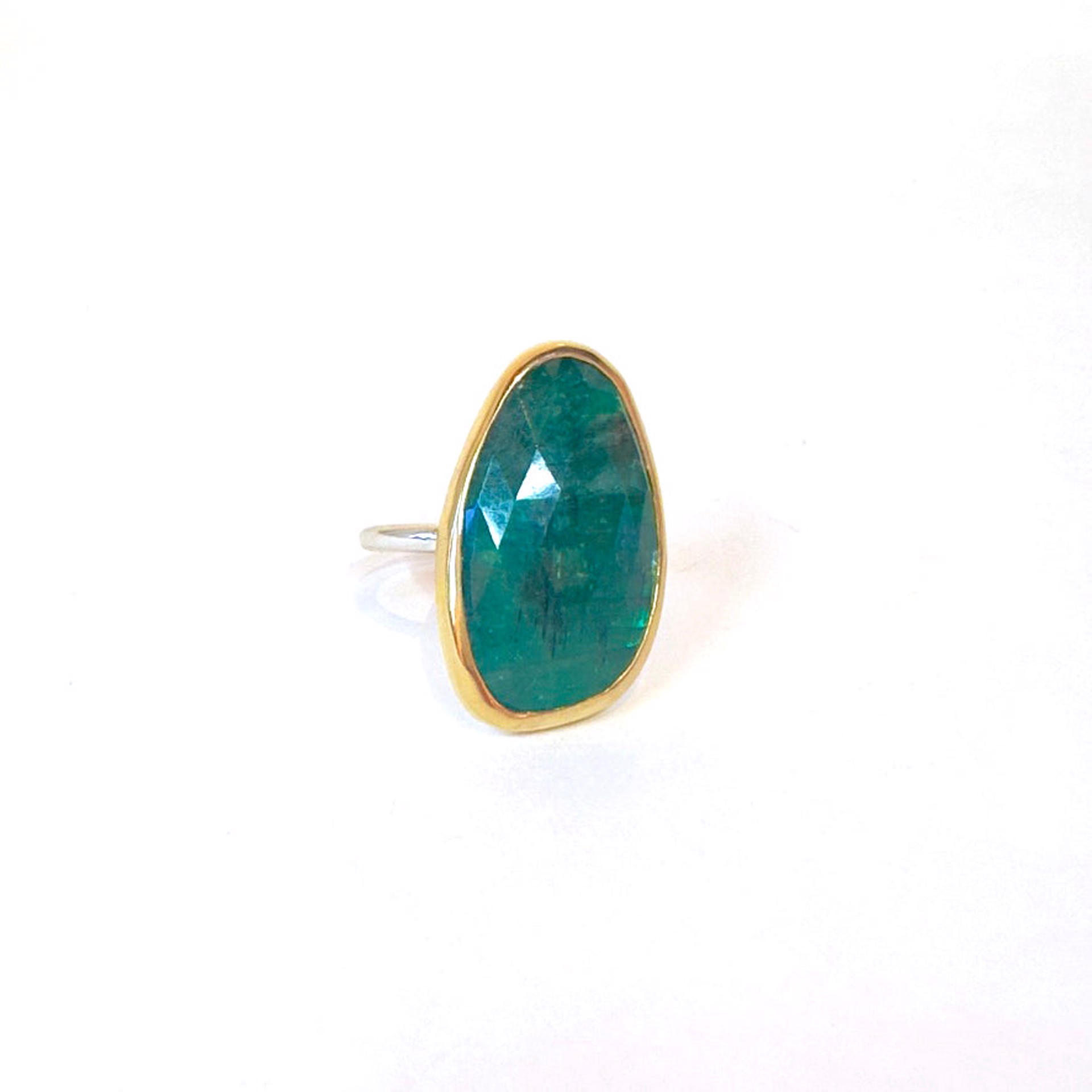 Emerald Ring with 18k gold by Sara Thompson