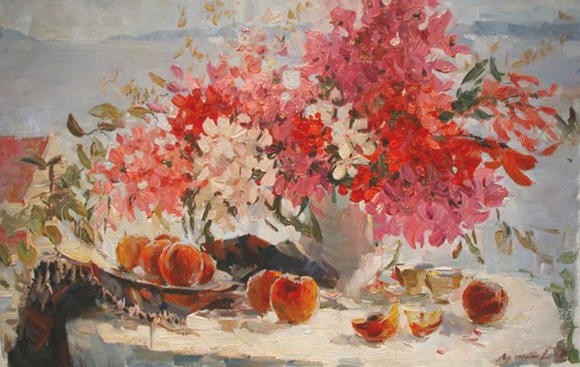 Still Life with Bouquet by Tatyana Lushnikova