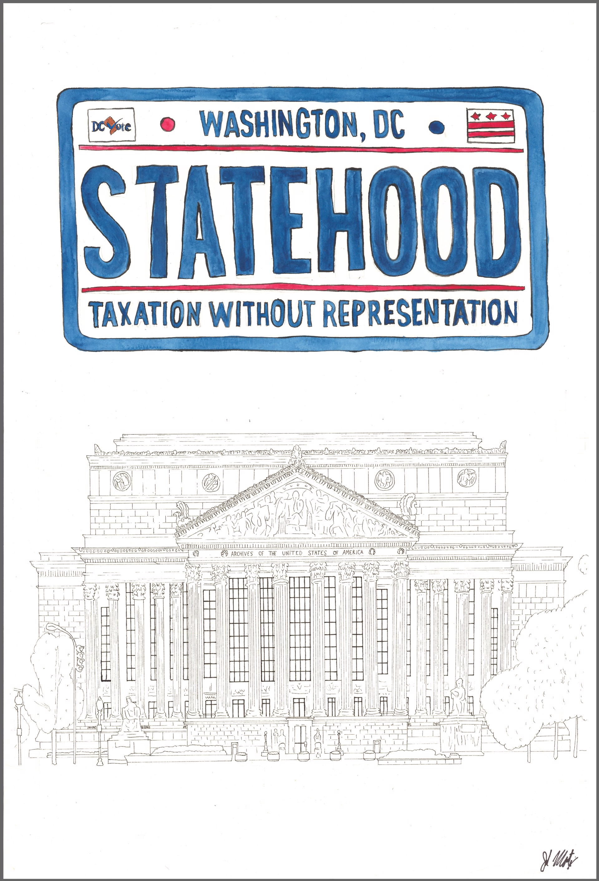 Statehood (National Archives) by Joel Martinez