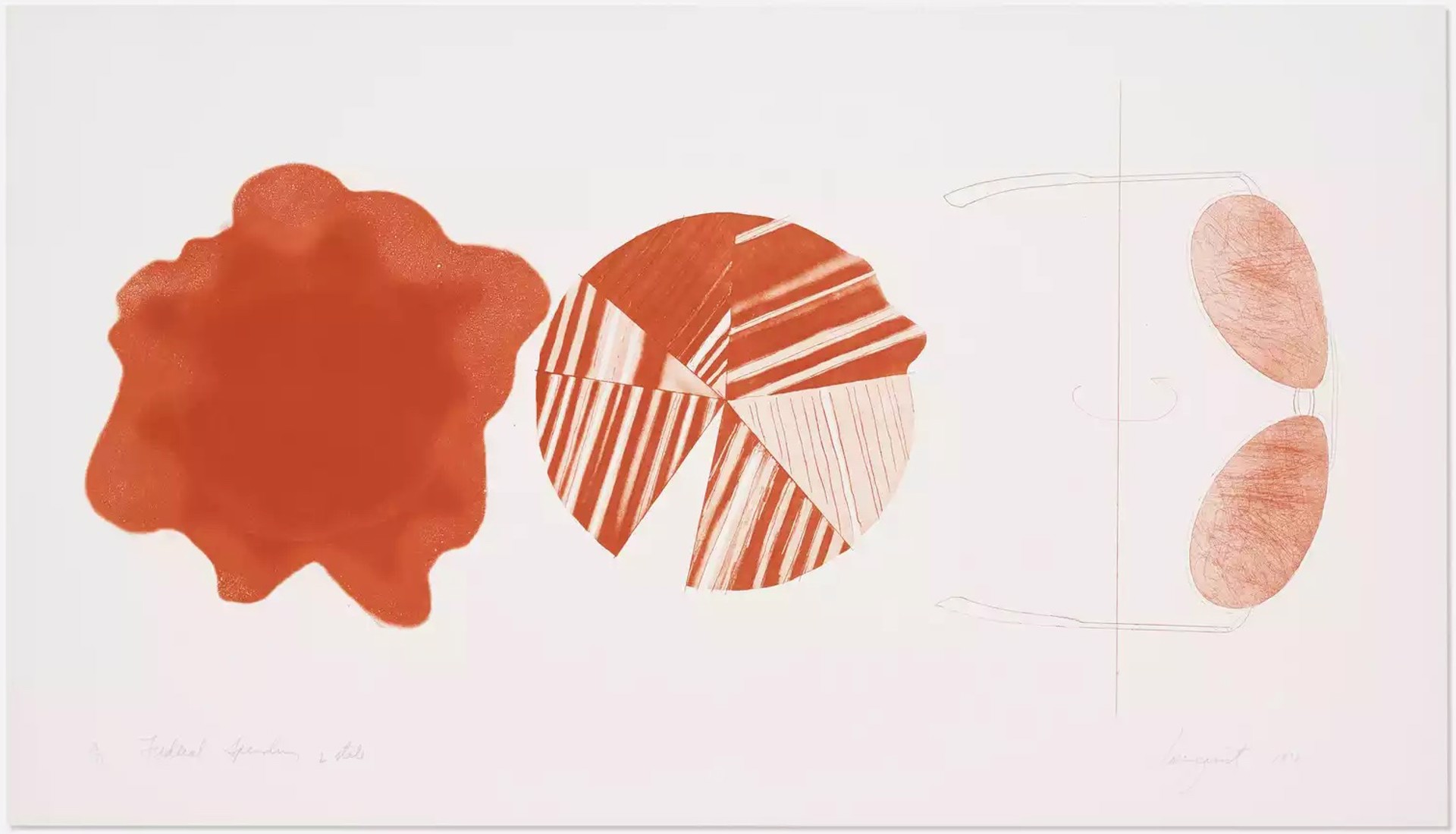 Federal Spending (2nd State) by James Rosenquist