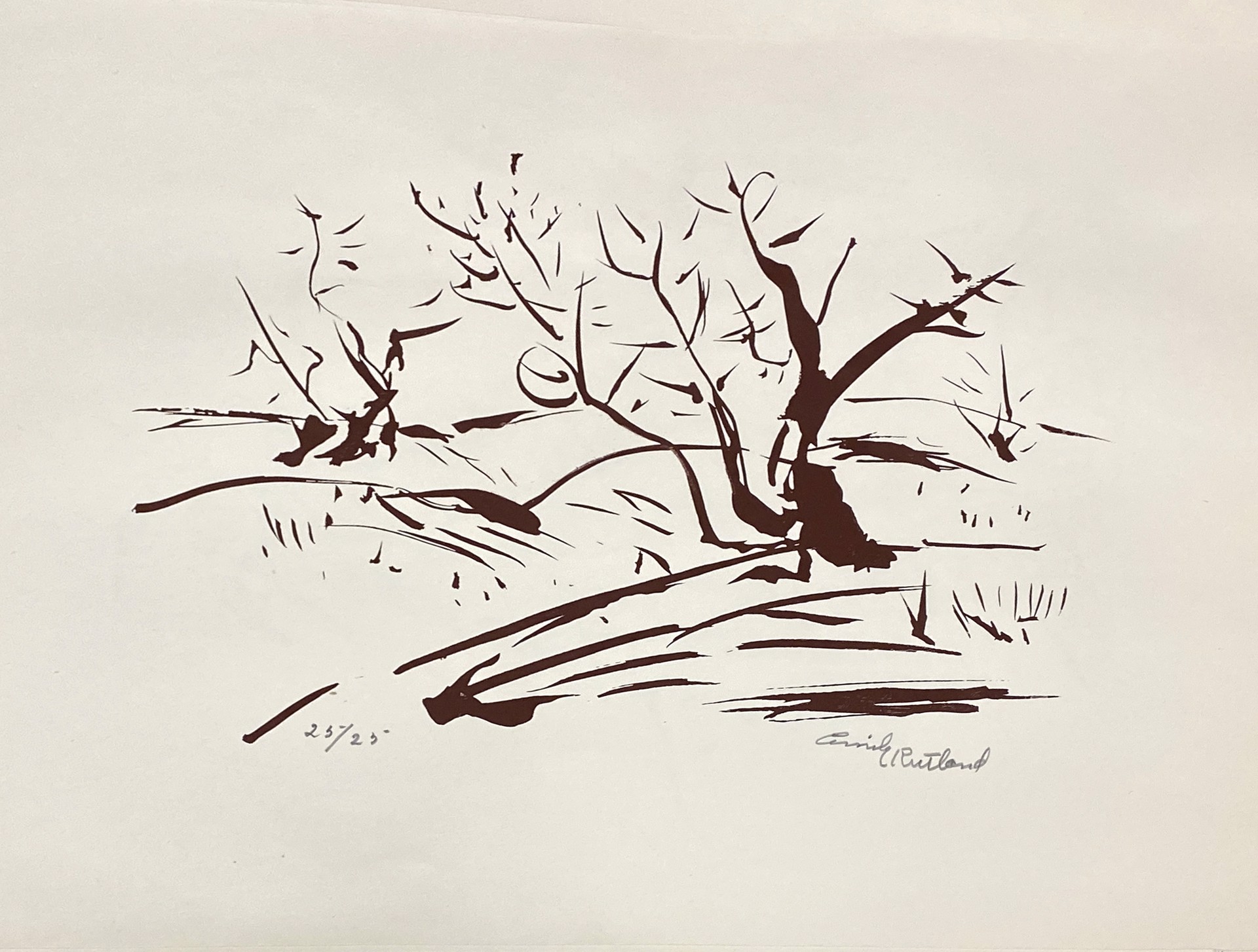 Trees in a Landscape, Ed. 25/25 by Emily Rutland