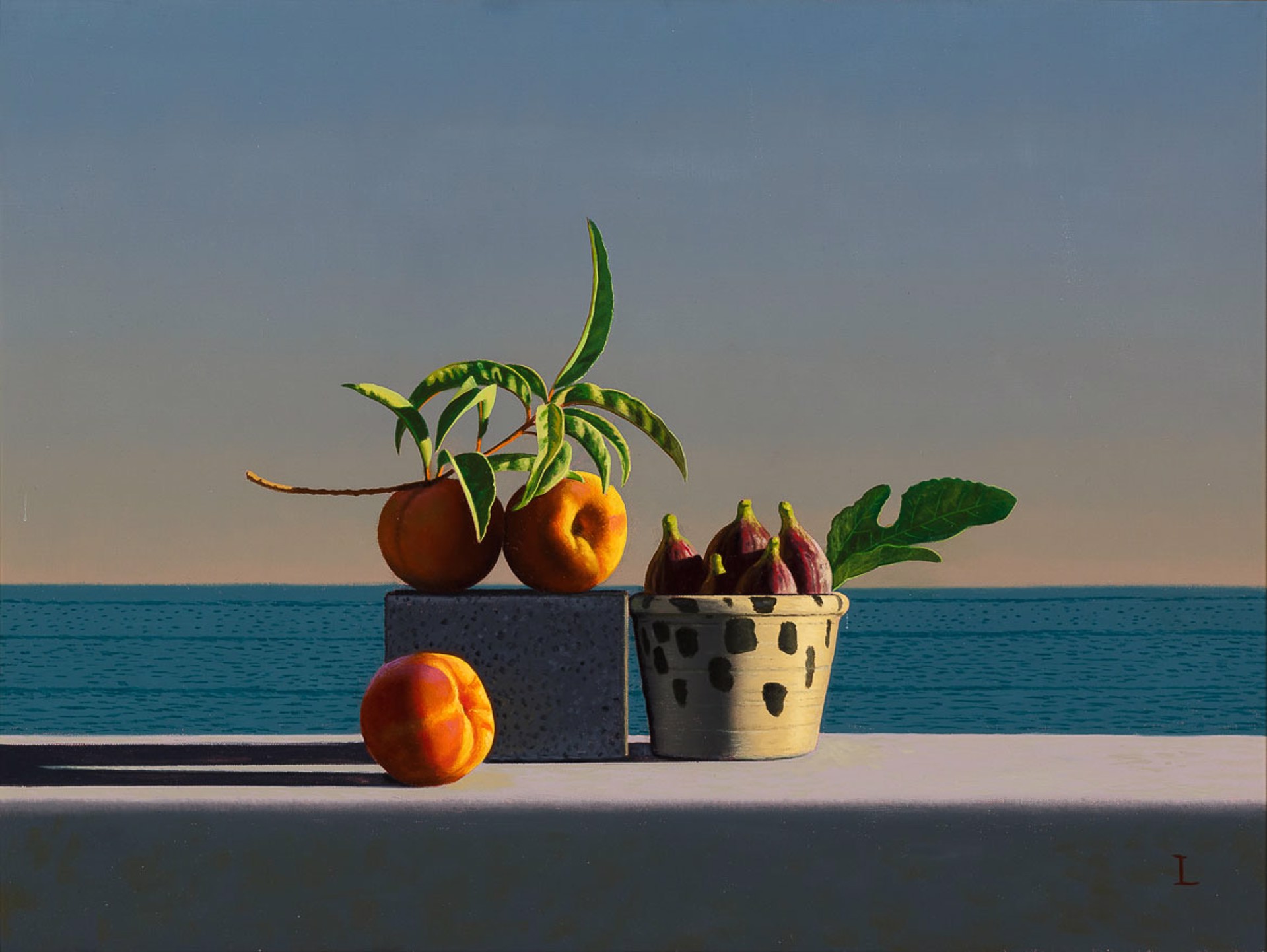 Offering: Peaches and Figs by David Ligare