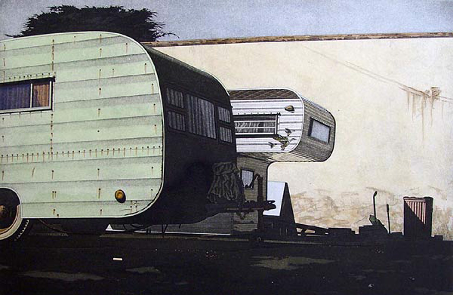 Behind Ted McCann's Garage II by James Torlakson