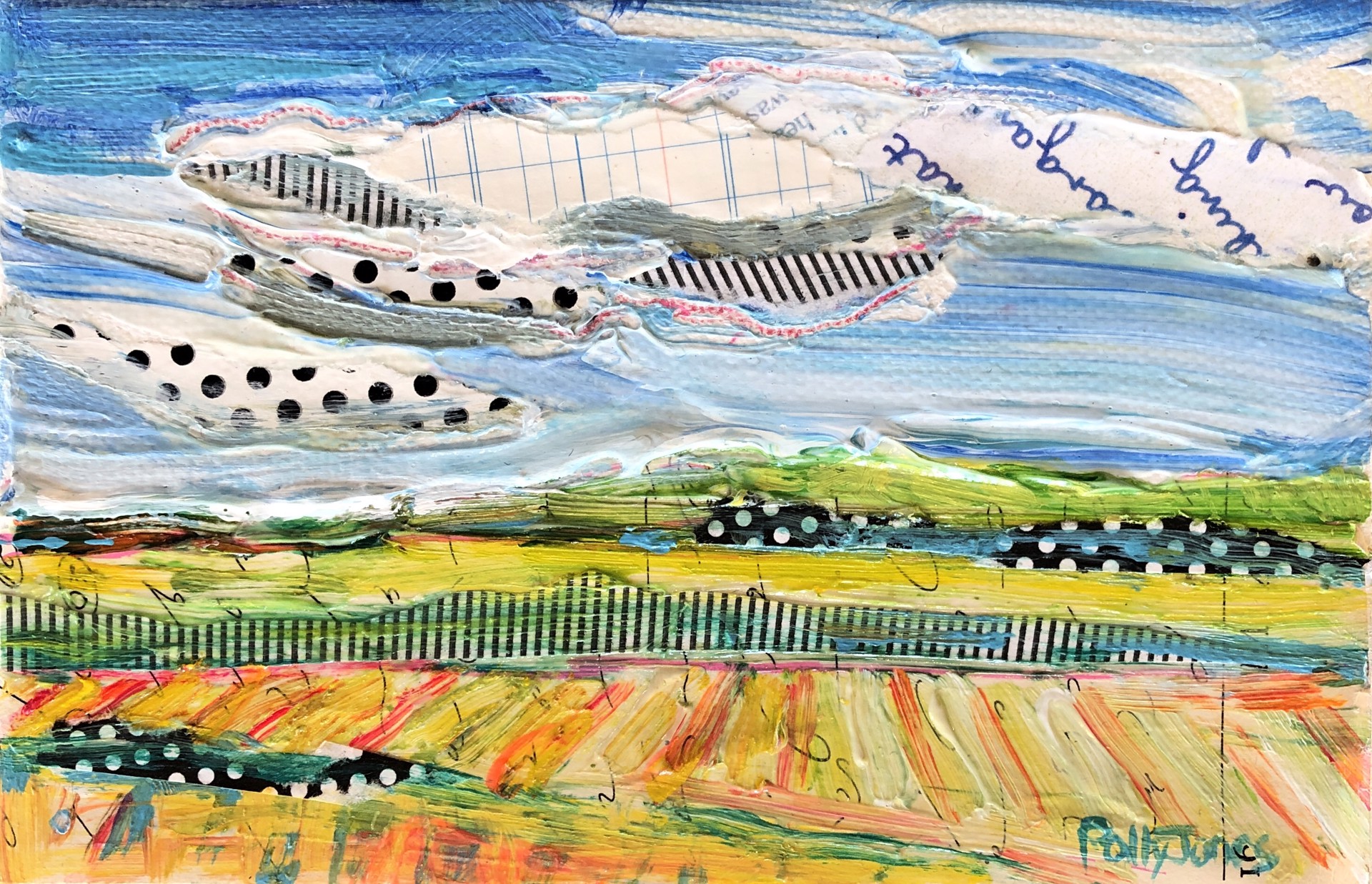 Wind On The Furrows by Polly Jones