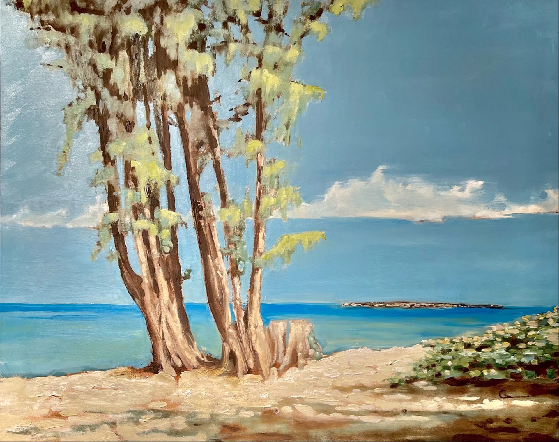 Lanikai Beachfront by R.V. Gusentine