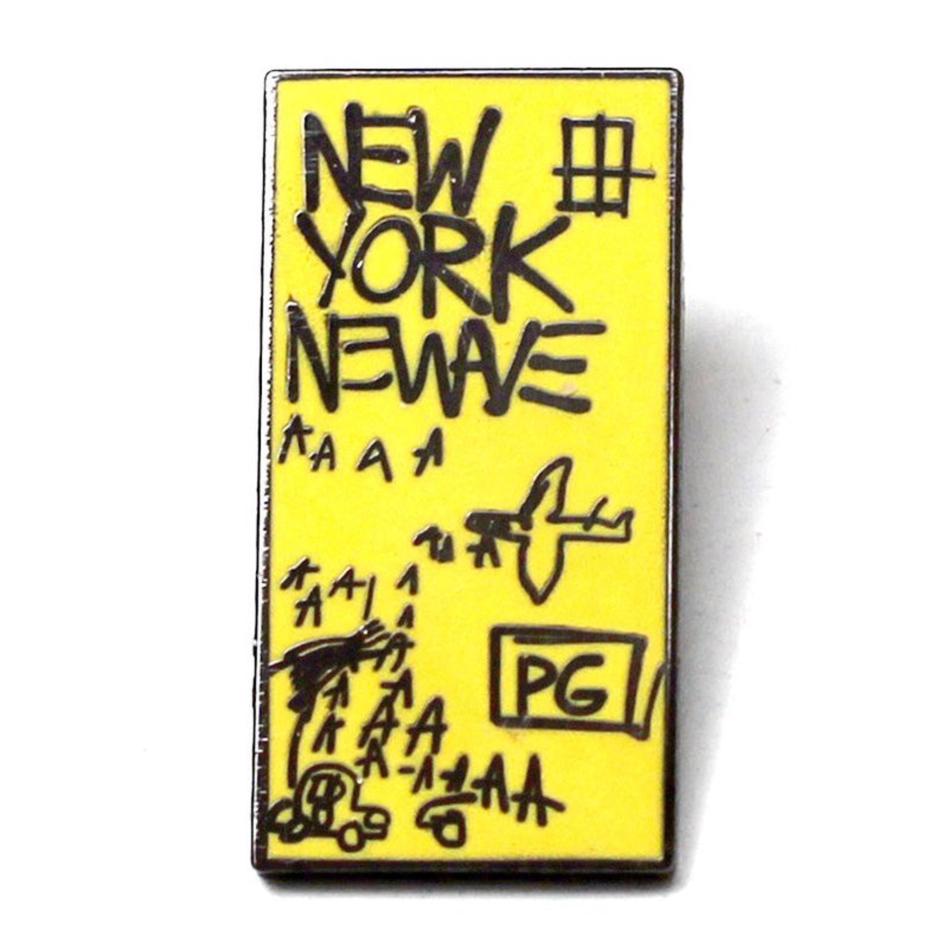 New York New Wave Pin by Jean-Michel Basquiat