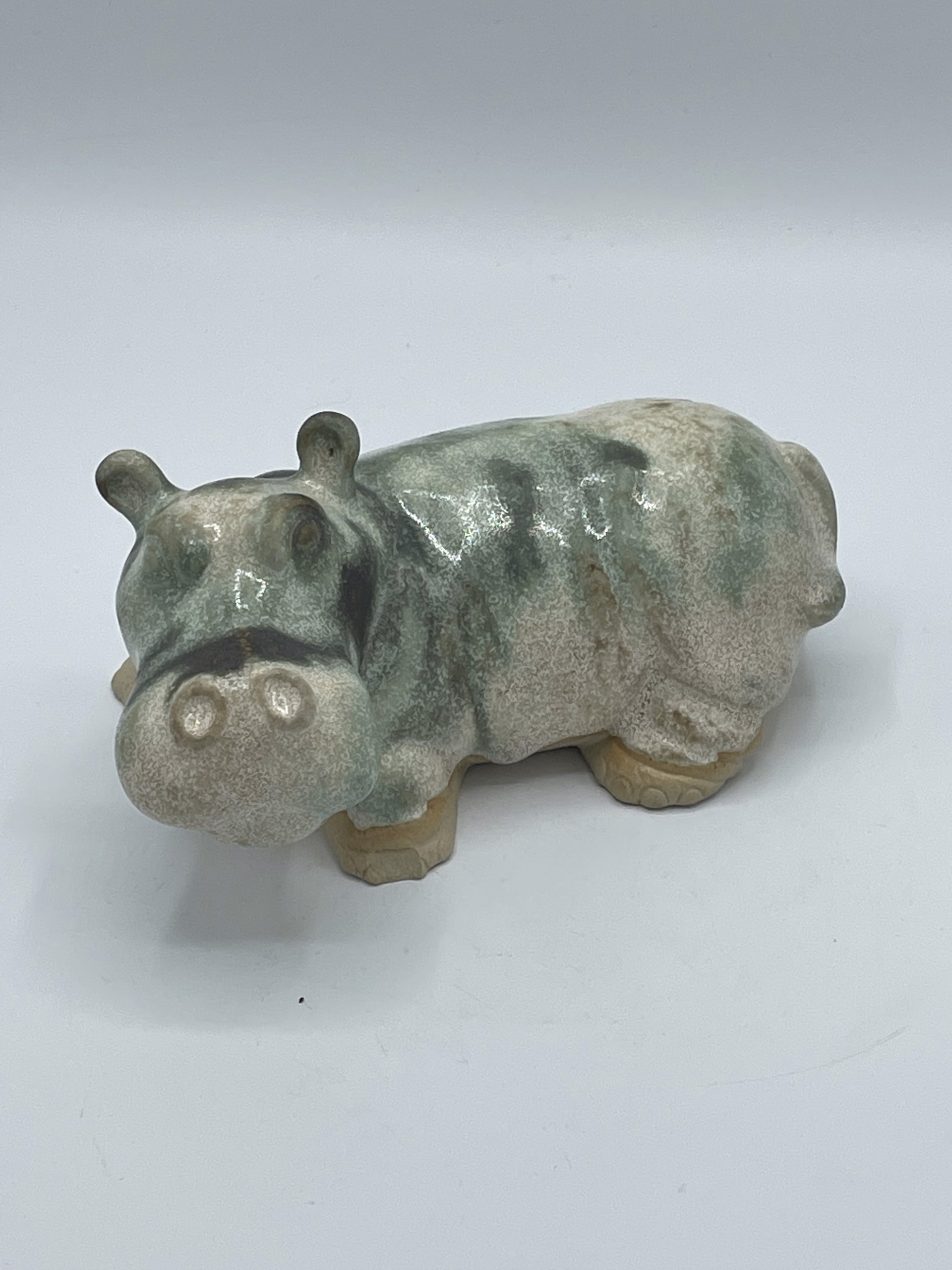 Hippo by Satterfield Pottery