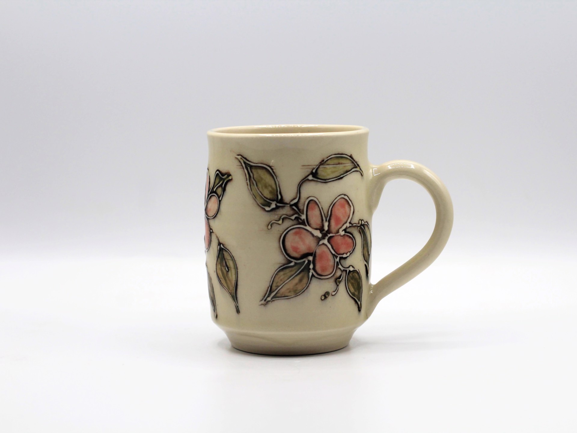 Pink Blossom Small Mug by Kelly Price