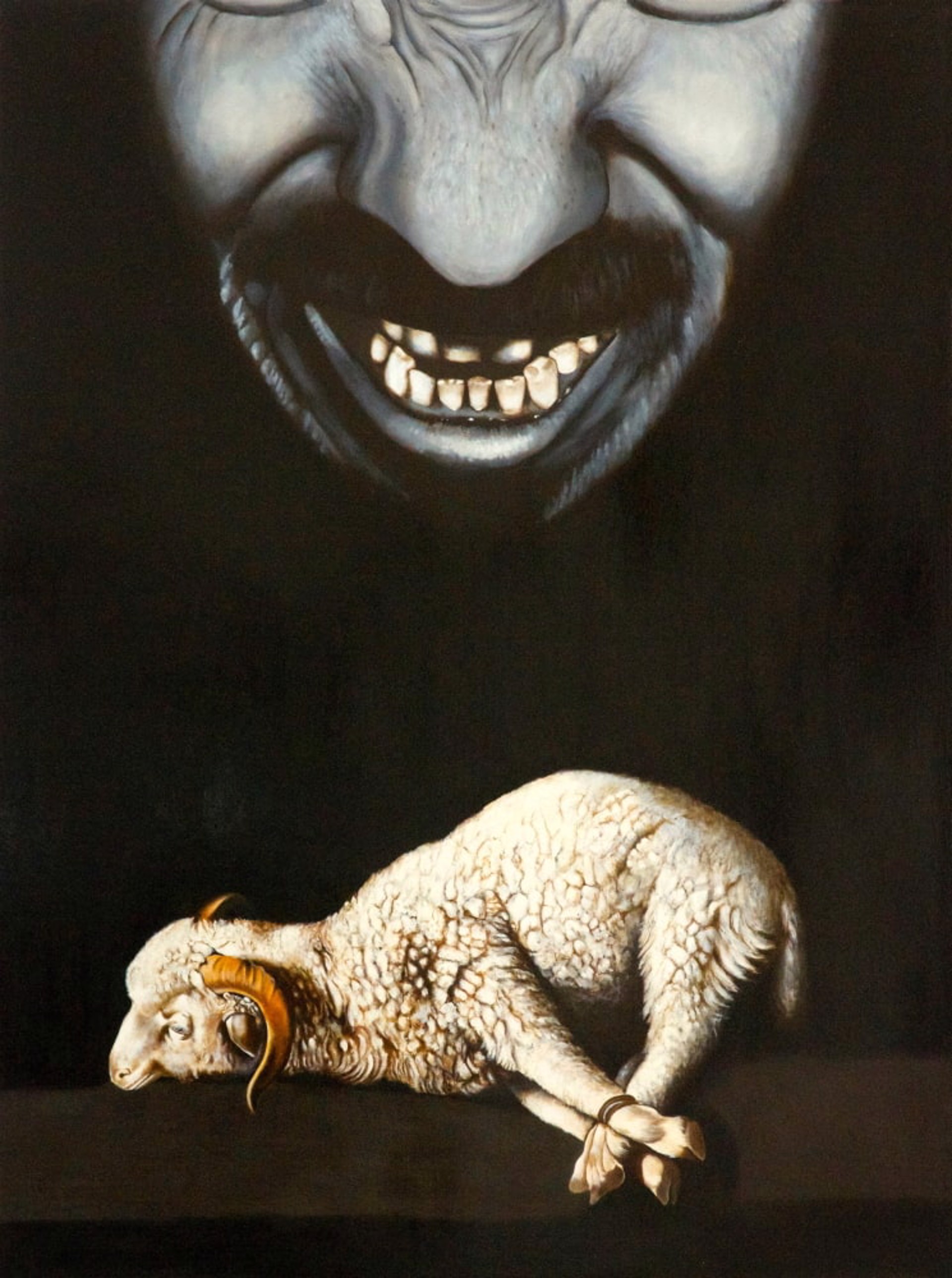 Agnus not so Great Dei 48 x 36 by PHILIPPE WALKER