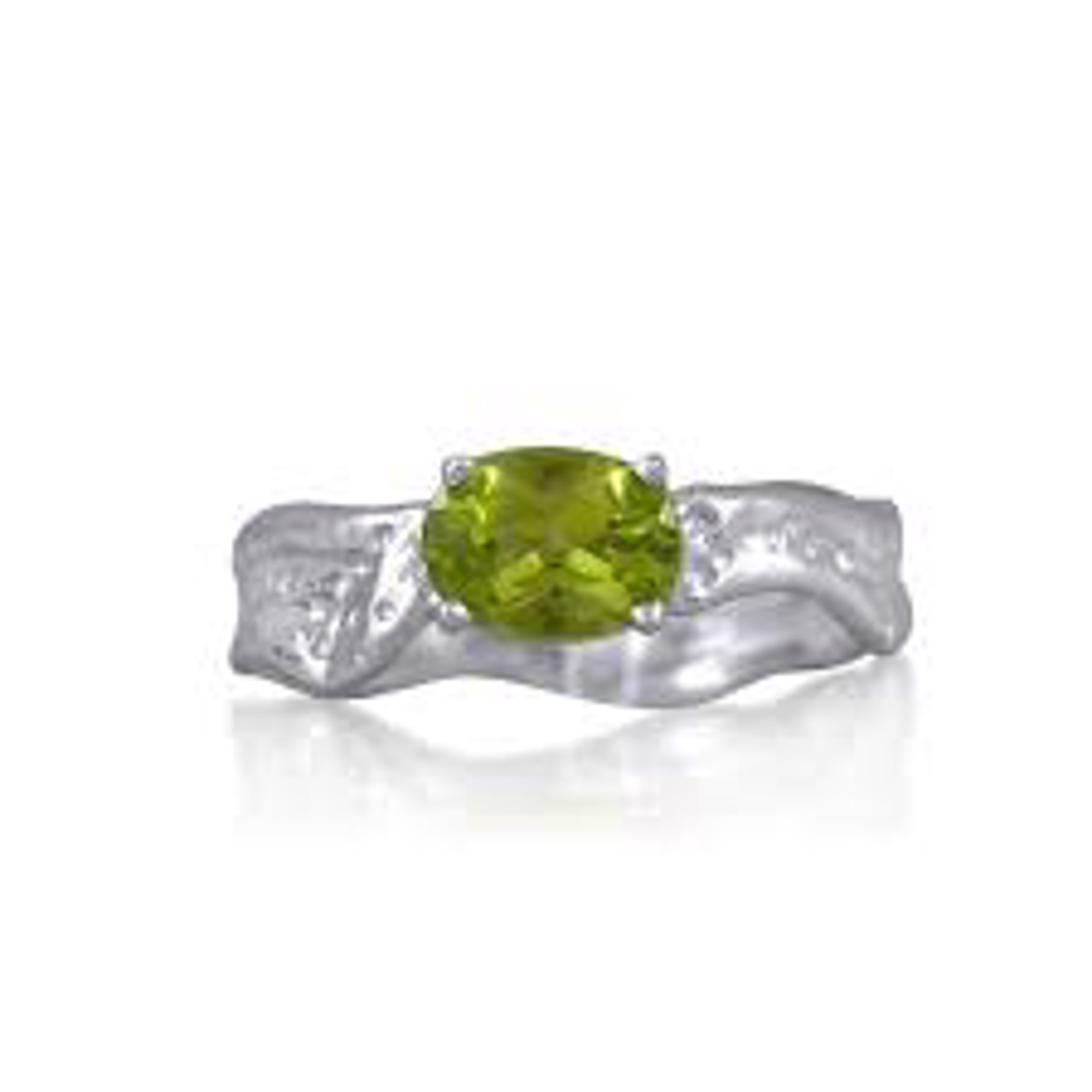 Ripple Ring- Sunkissed Summer- Peridot by Kristen Baird
