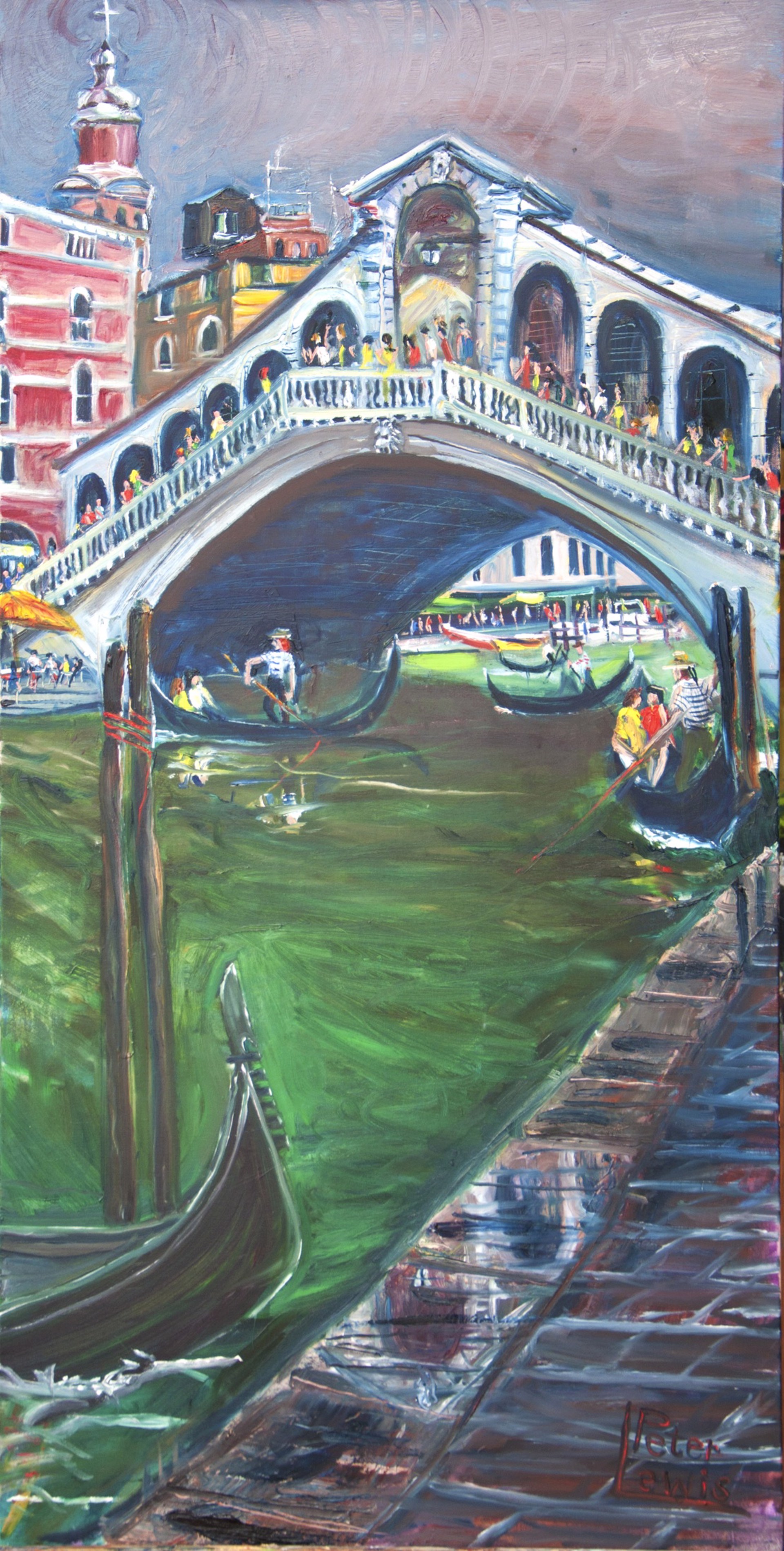 The Rialto Bridge by Peter Lewis