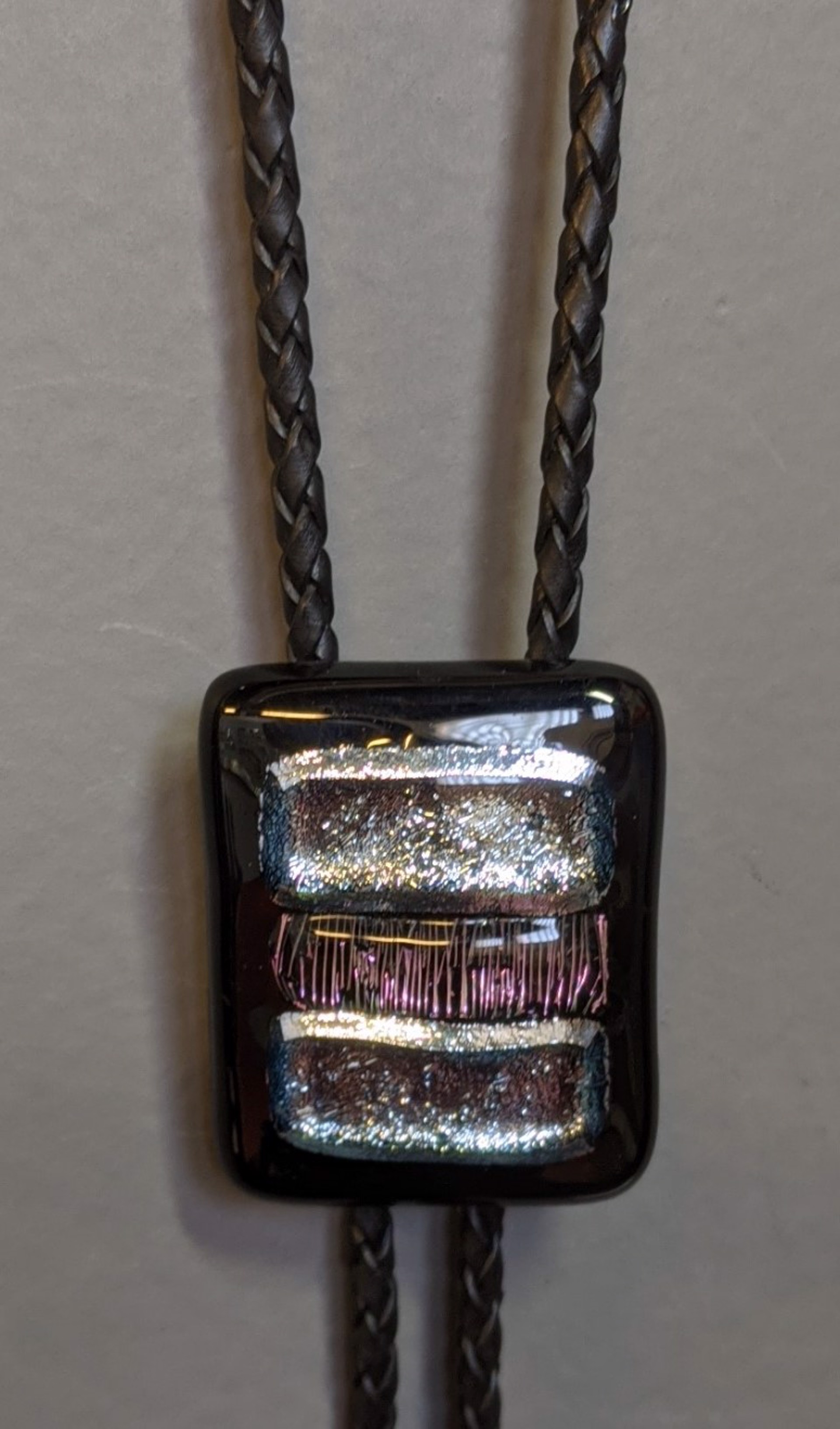 Silver with Pink Bolo by Tracy Taft