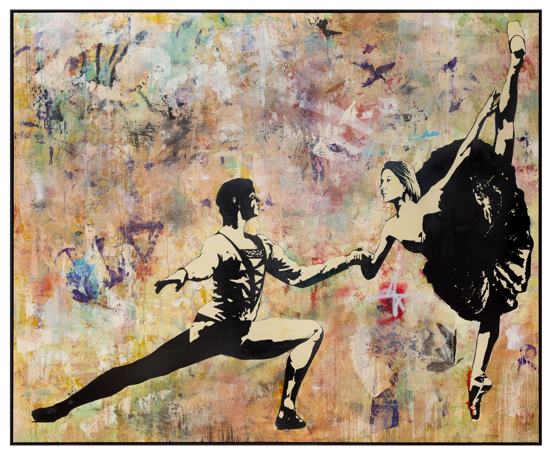Great Dancers by Blek le Rat