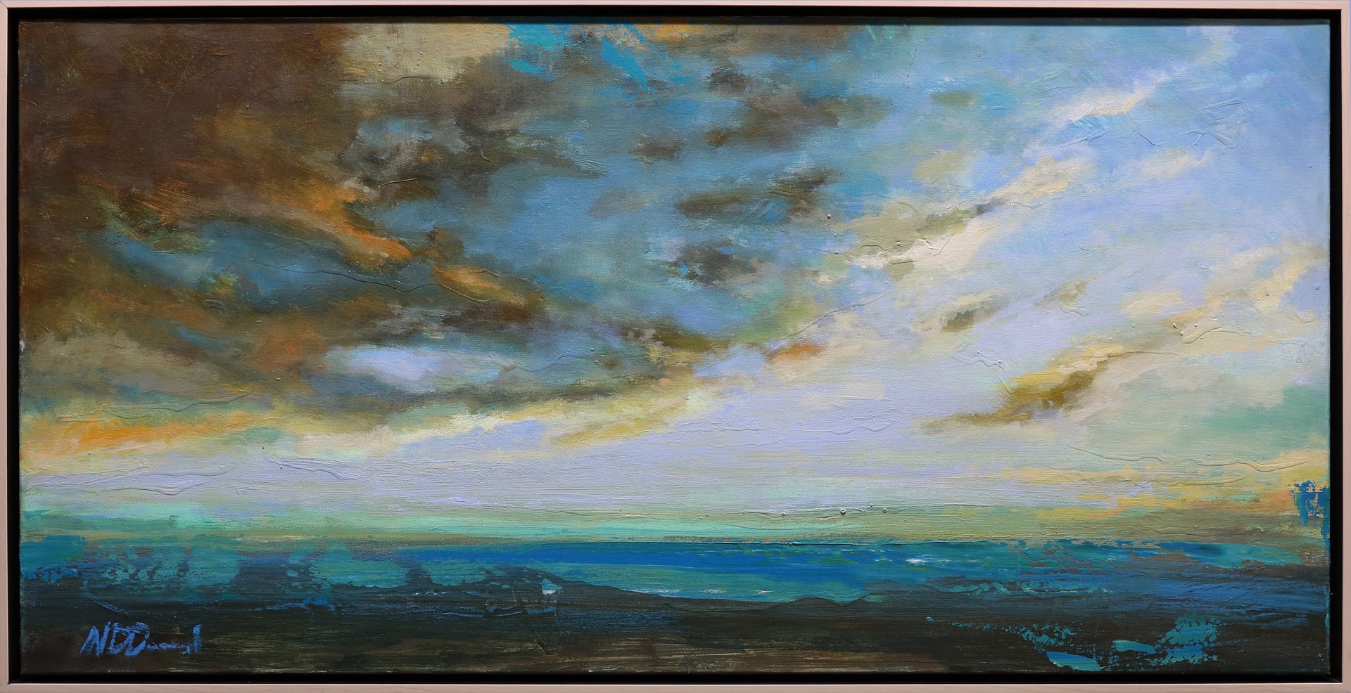 "Majestic Skies" original oil painting by Noah Desmond