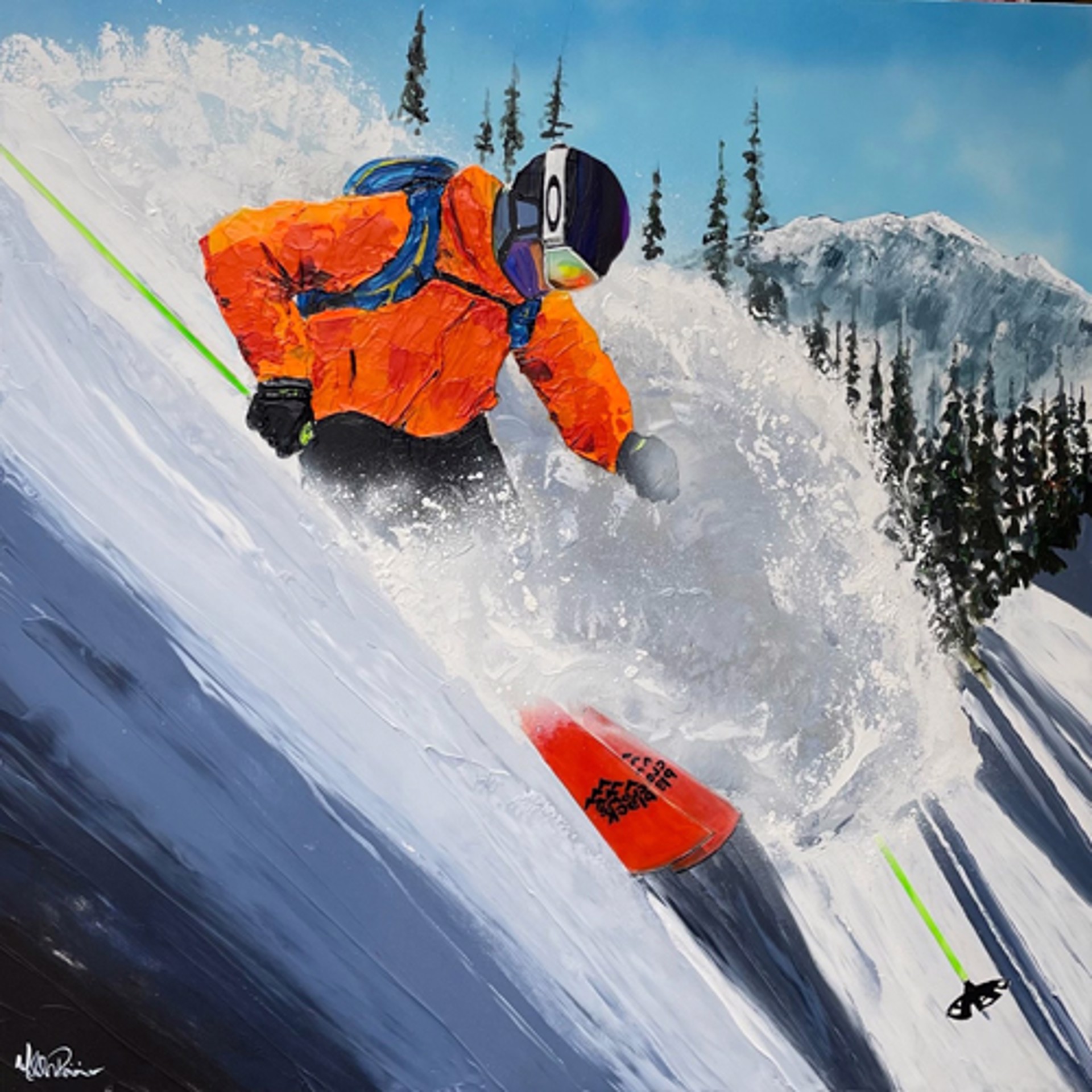 Powder Flyer by Michel Poirier
