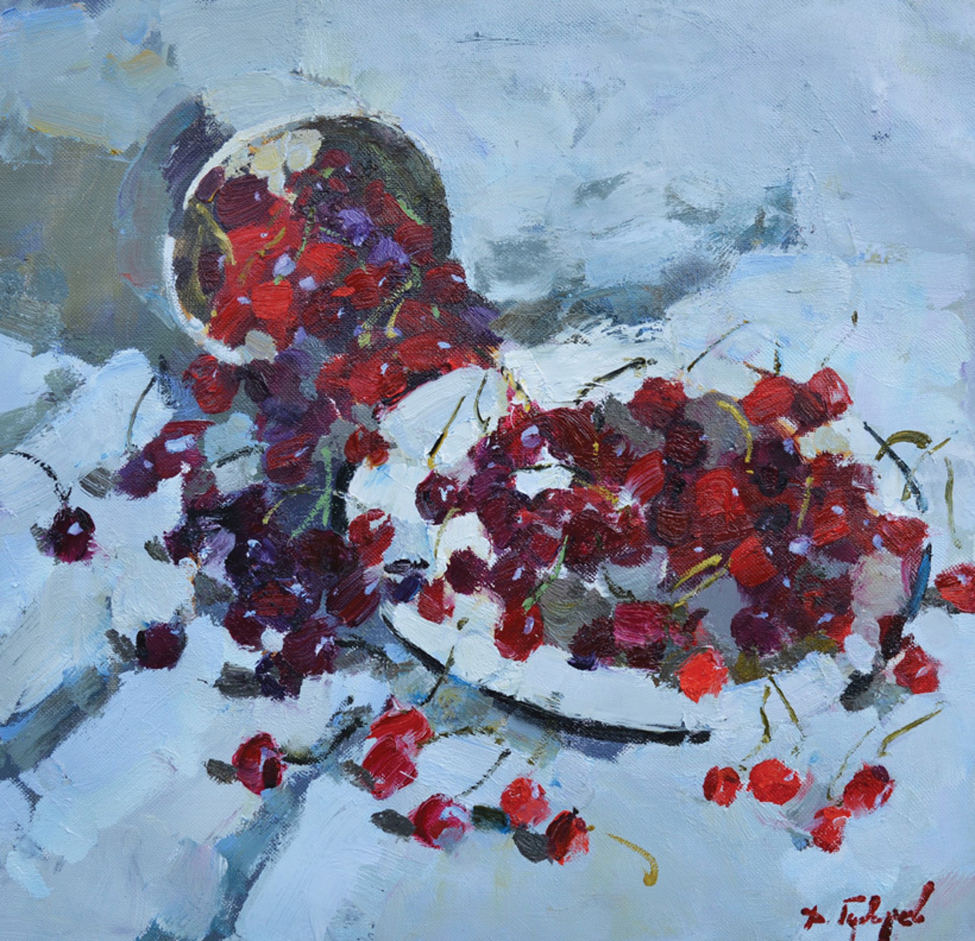 Sweet Cherries by Denis Gubarev