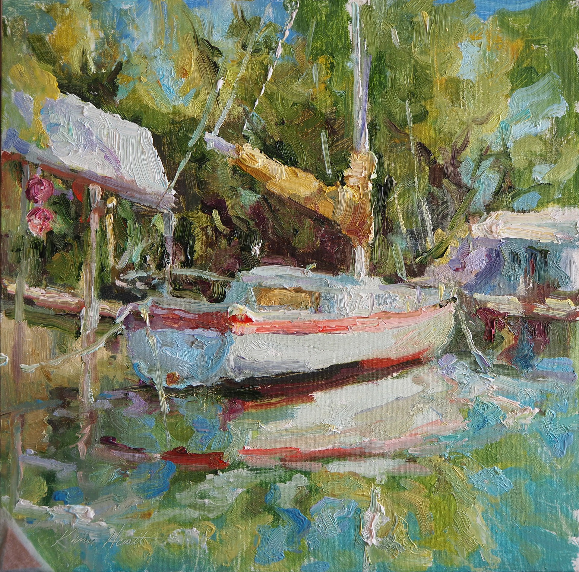 Docked in the Keys by Karen Hewitt Hagan