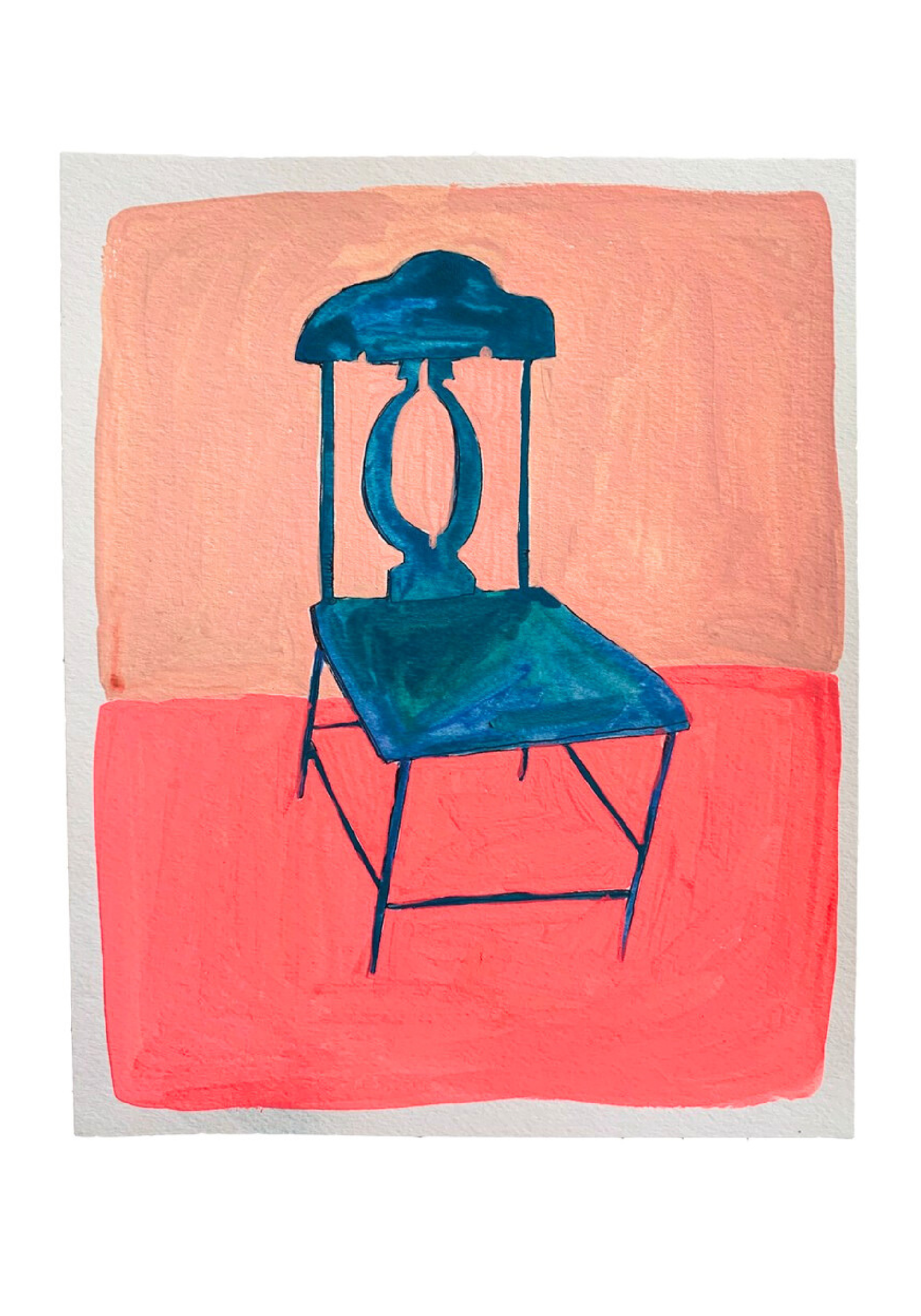 Blue Chair by ELIZABETH GRAEBER