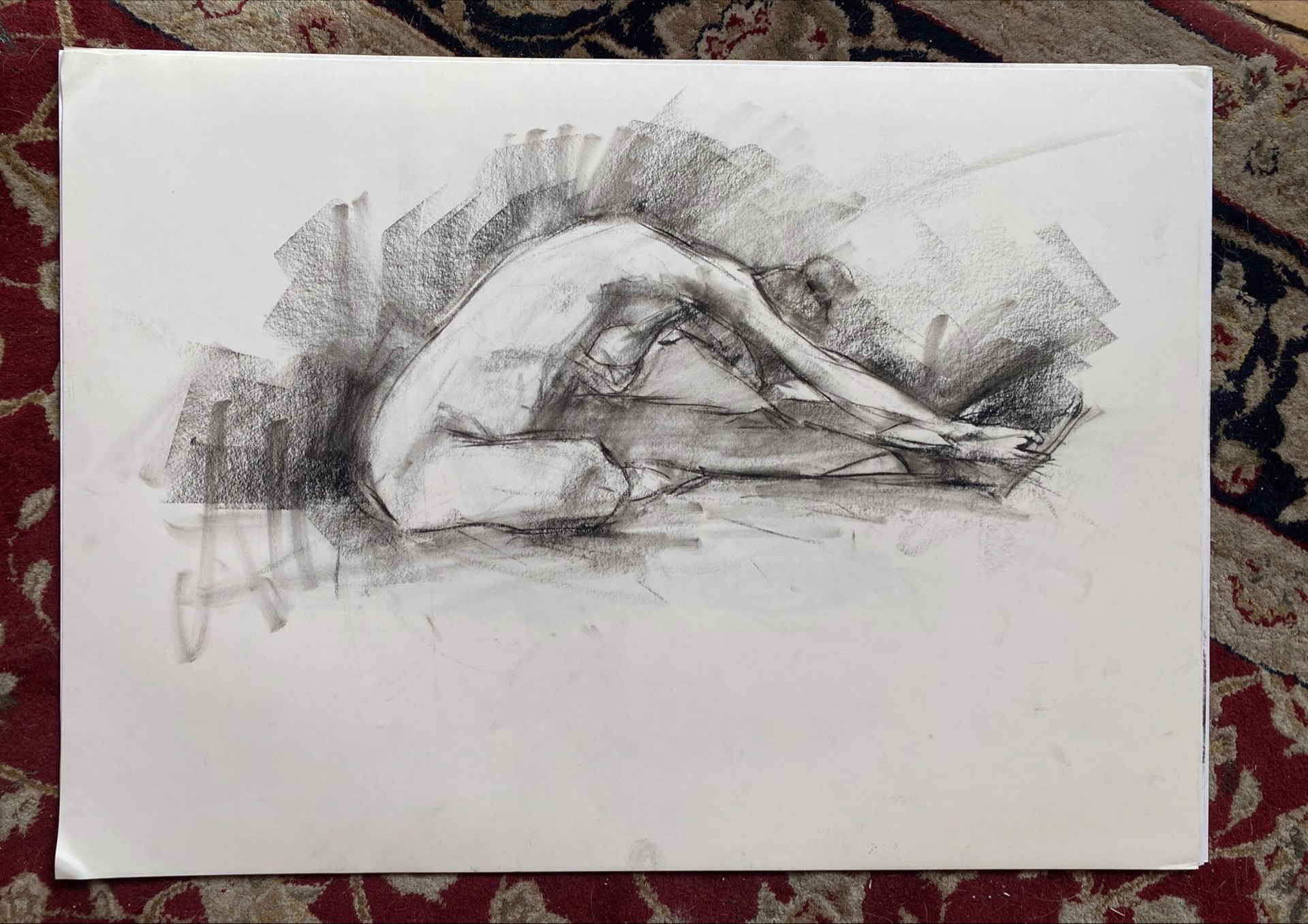 Life Drawing Sketches from London by Carl Ortman