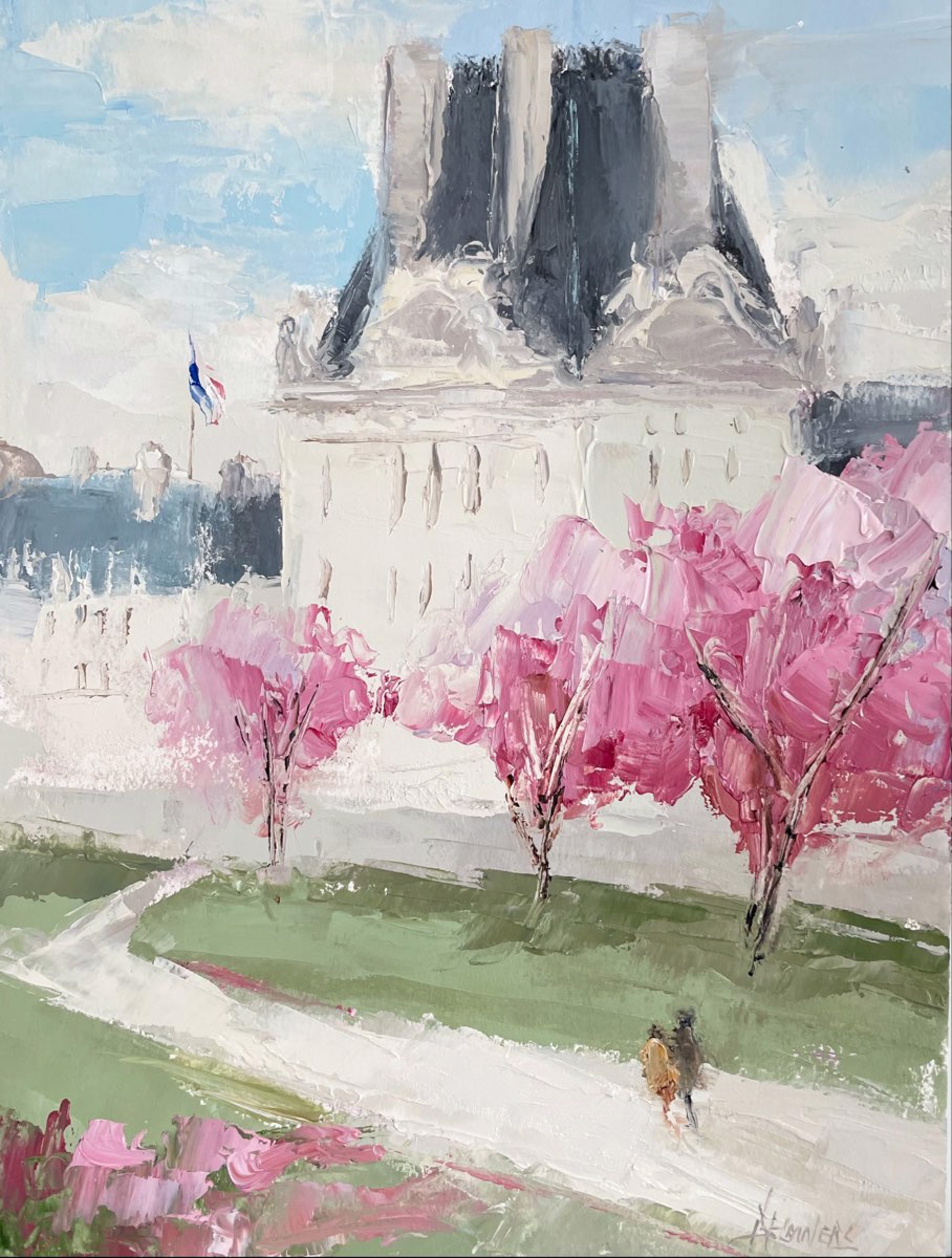 Commission Tuileries by Barbara Flowers