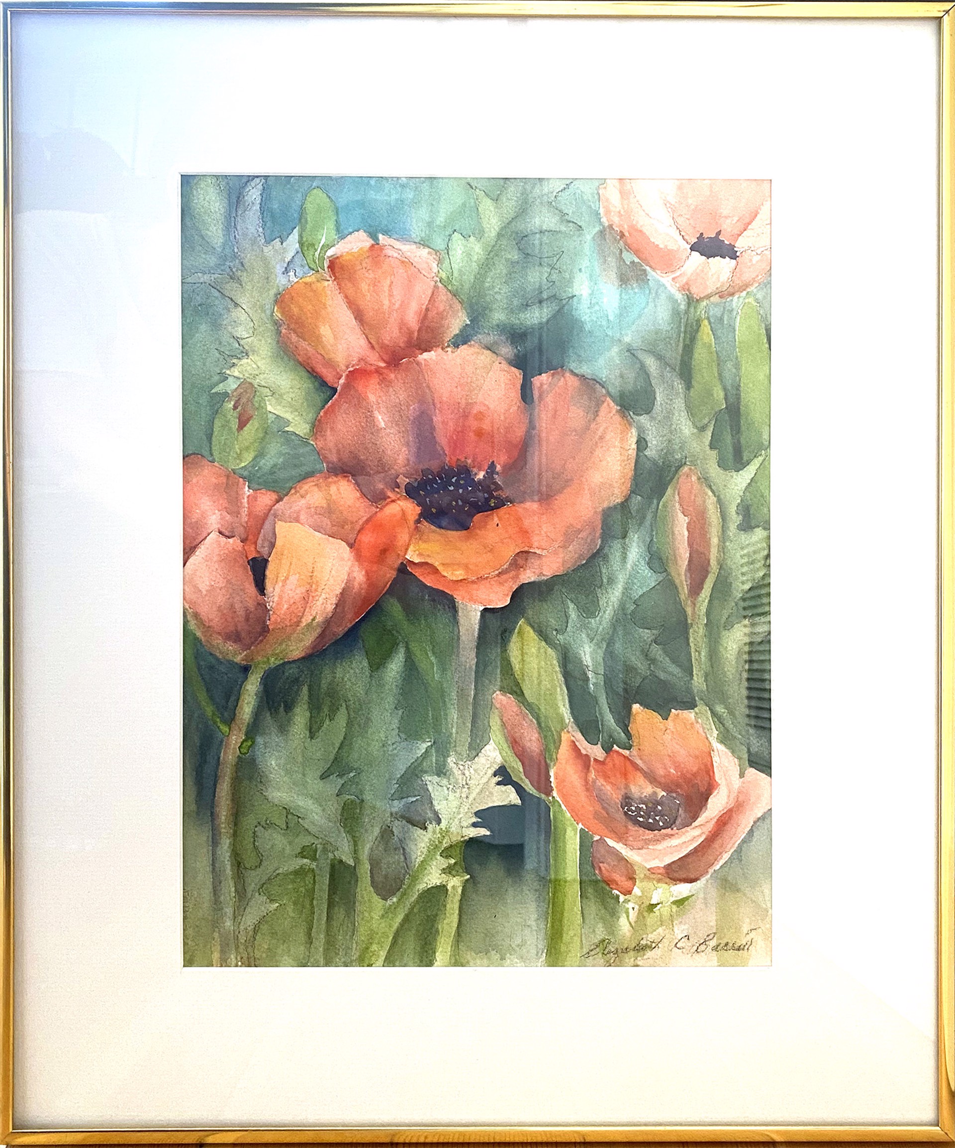 Spring Poppies by Elizabeth Barrett