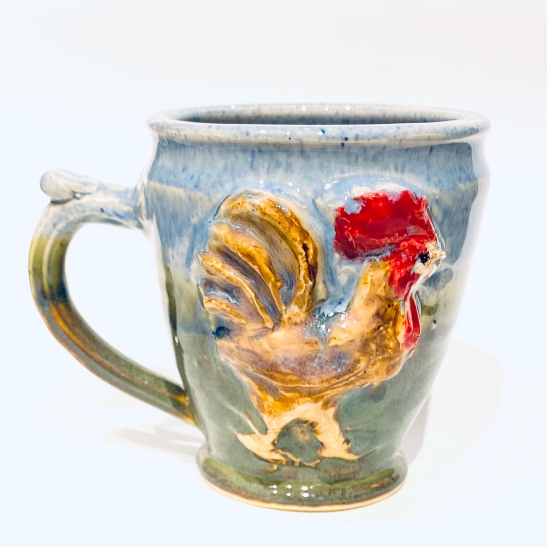 KK22-44 Rooster Mug by Kate Krause