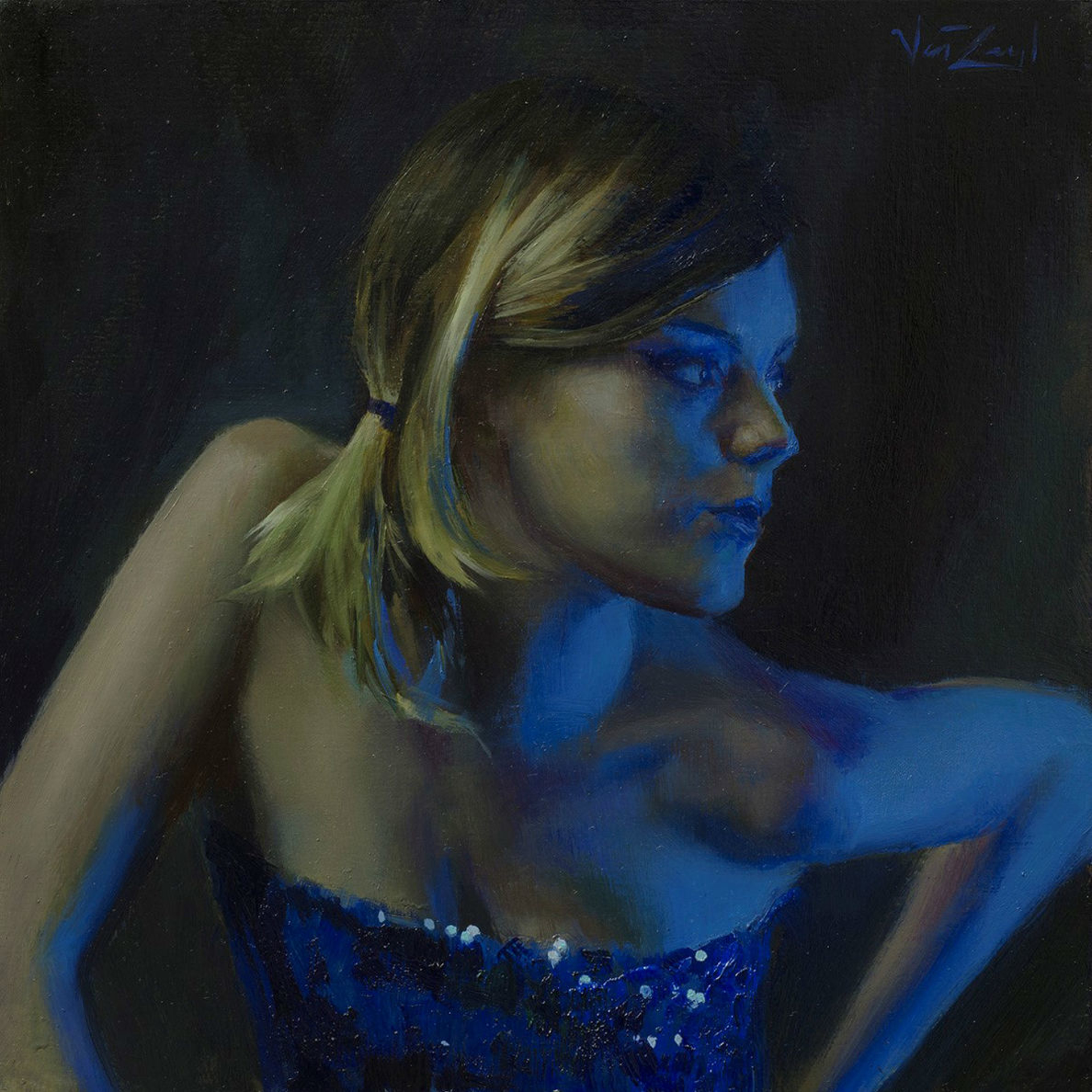 Disco Blue by Michael Van Zeyl