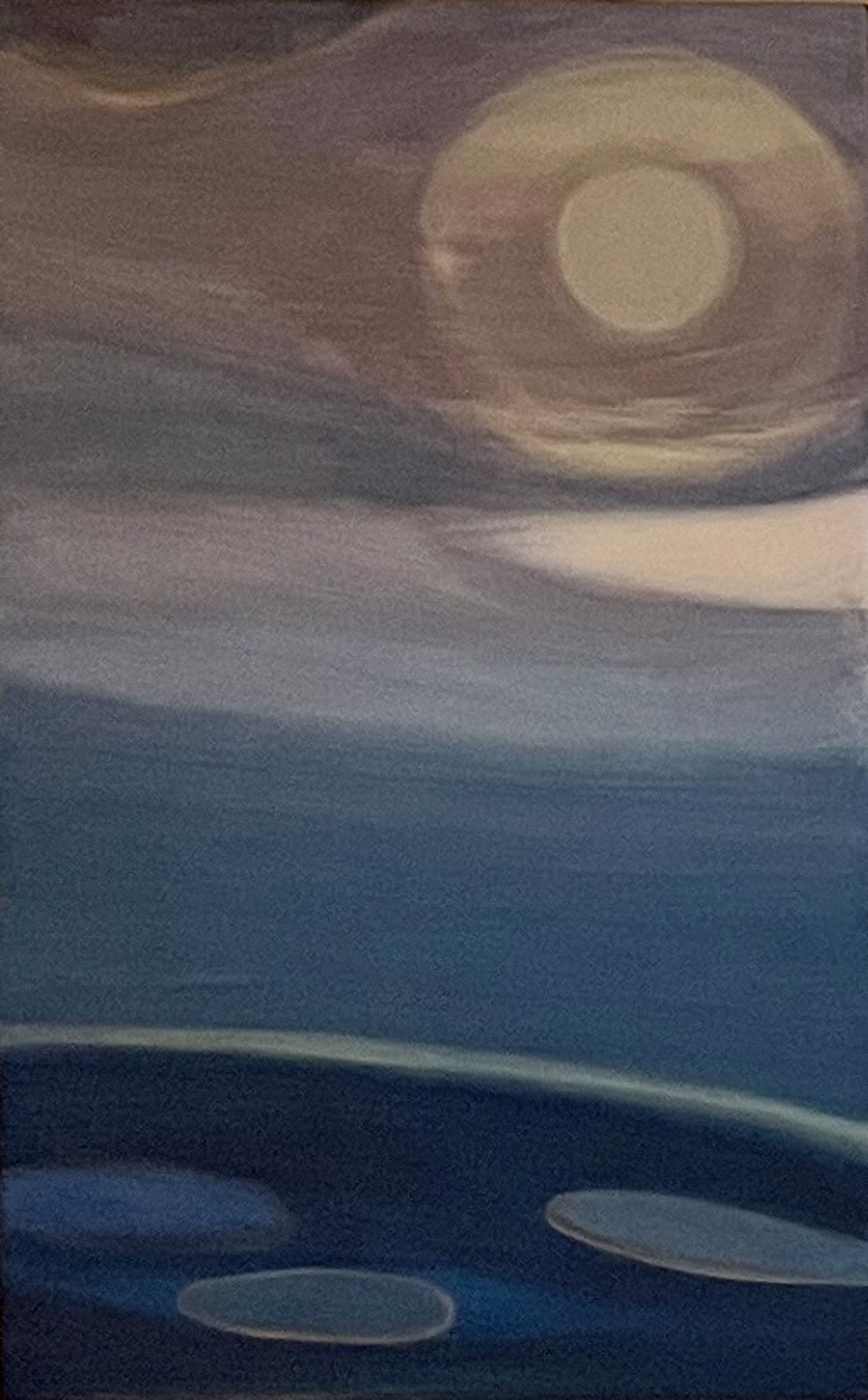 Moon and Clouds by Lucy Clark
