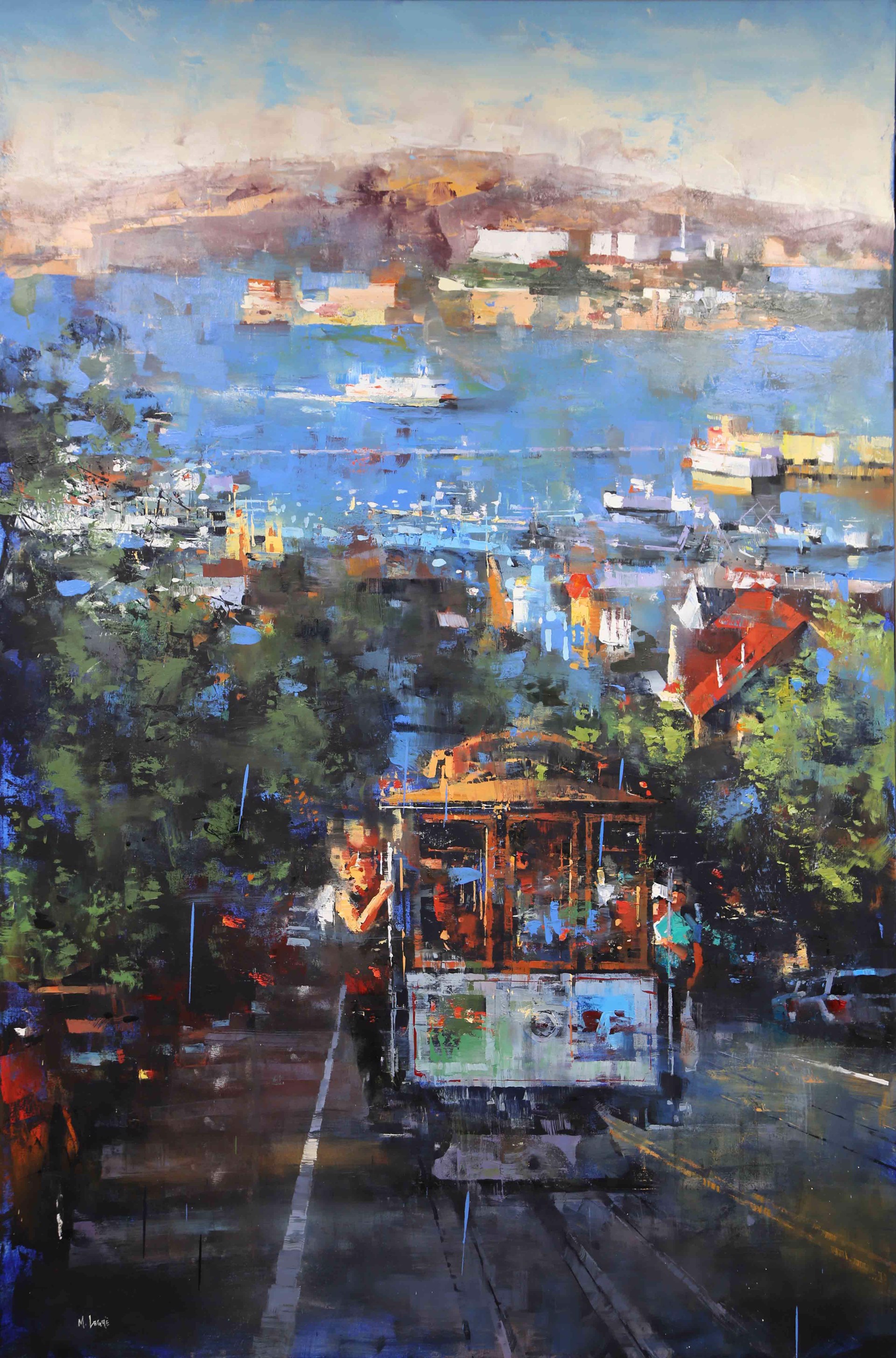 Hyde Street Afternoon (SOLD) by MARK LAGUE