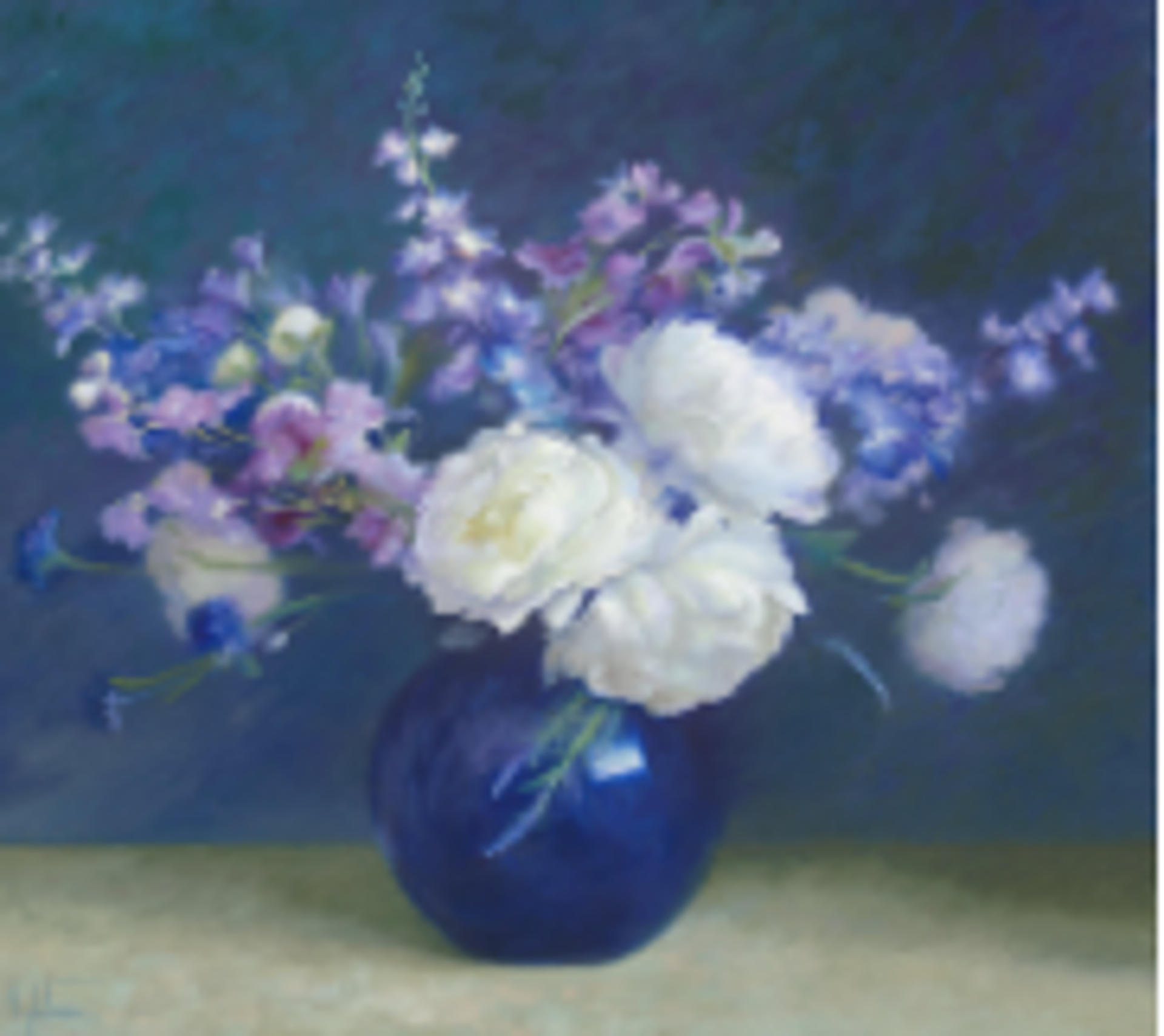 Lavender Fling/Blue on Blue by Jean Lightman