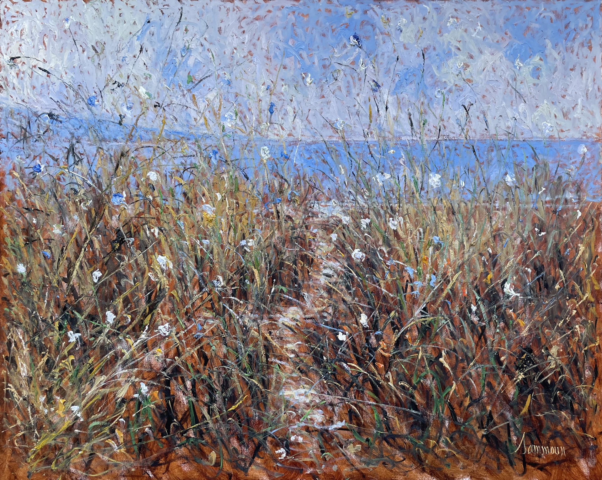 Été au bord de la Méditerranée VII by Samir Sammoun