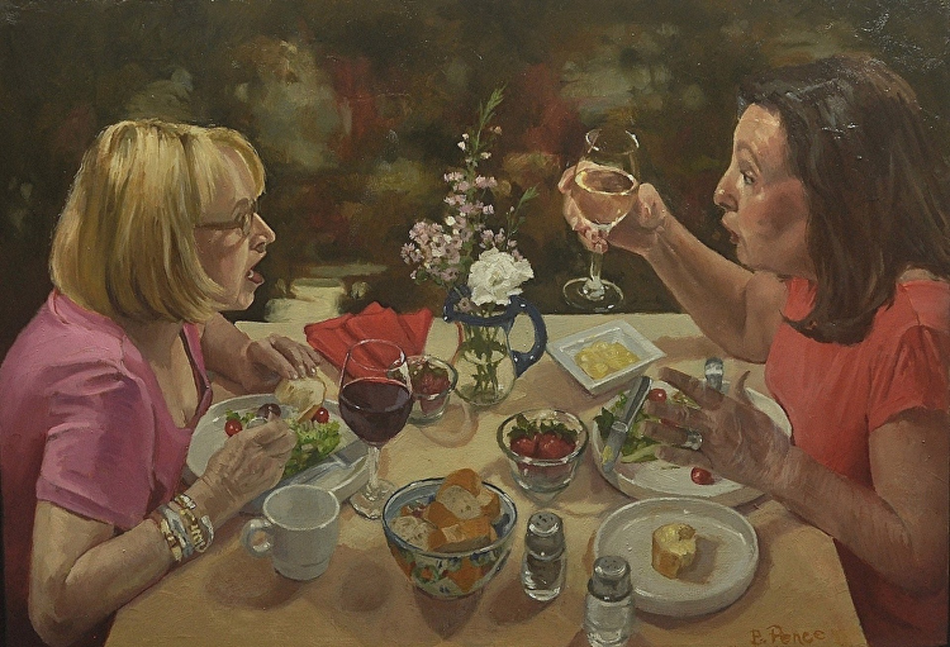 Over Lunch by Barbara Pence