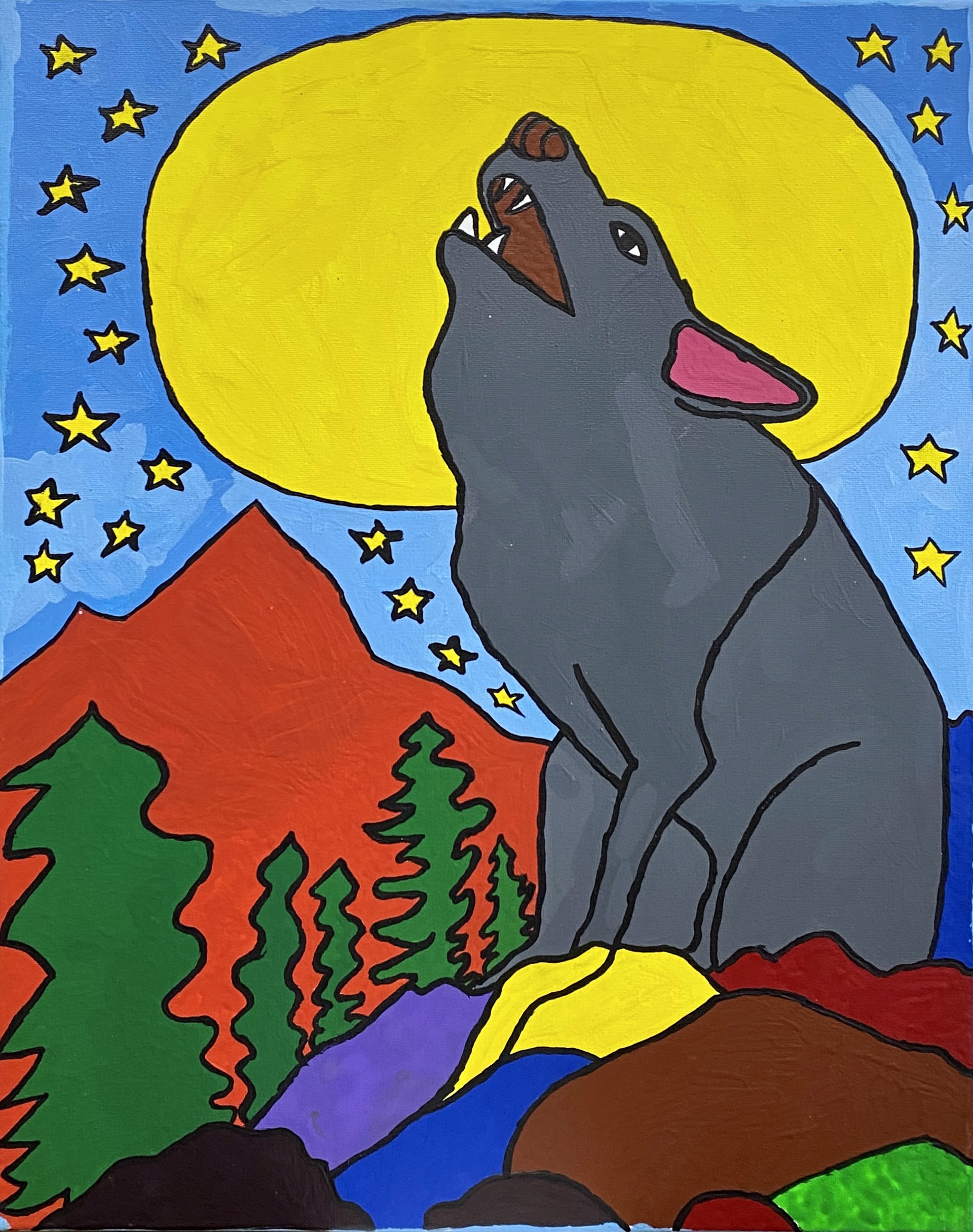"Bark At The Moon" by Malcolm (One Step Beyond) by Art One Foundation