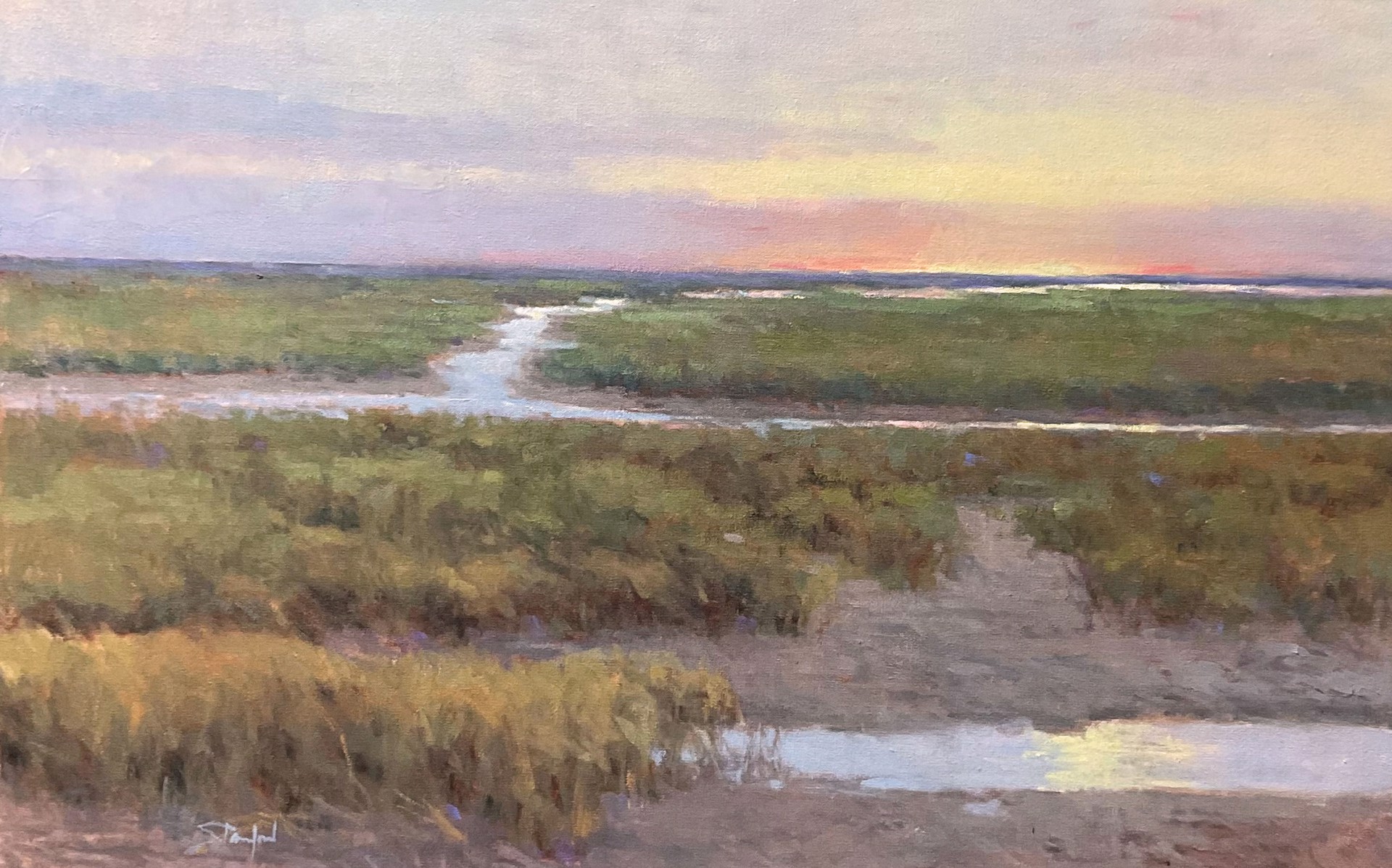 Sunrise Marsh by John Stanford