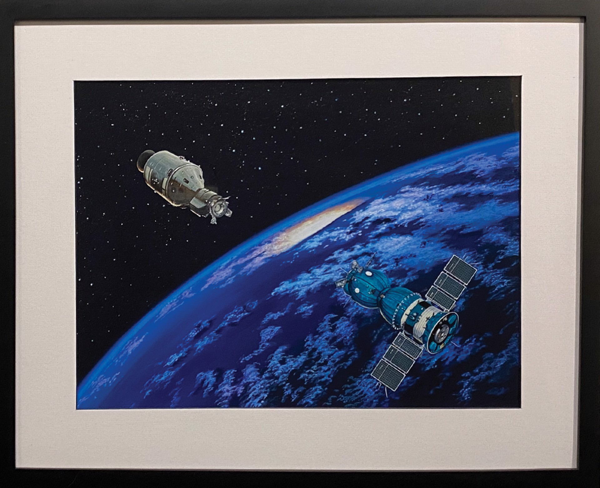 Handshake in Space “Handshake in Space by Sheri Tan” by Higgins Bond