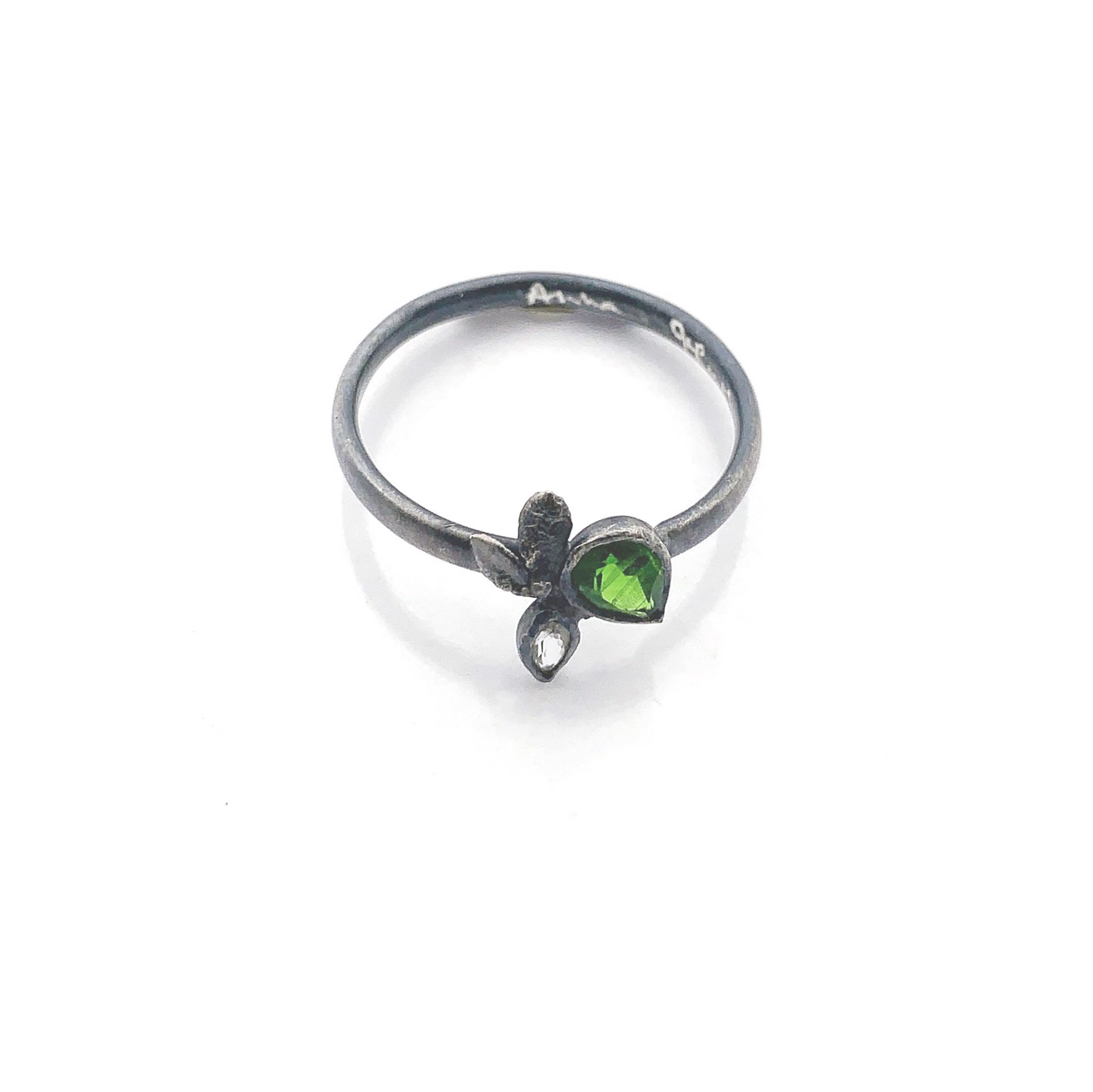 Diopside Thymus Ring by Anna Johnson