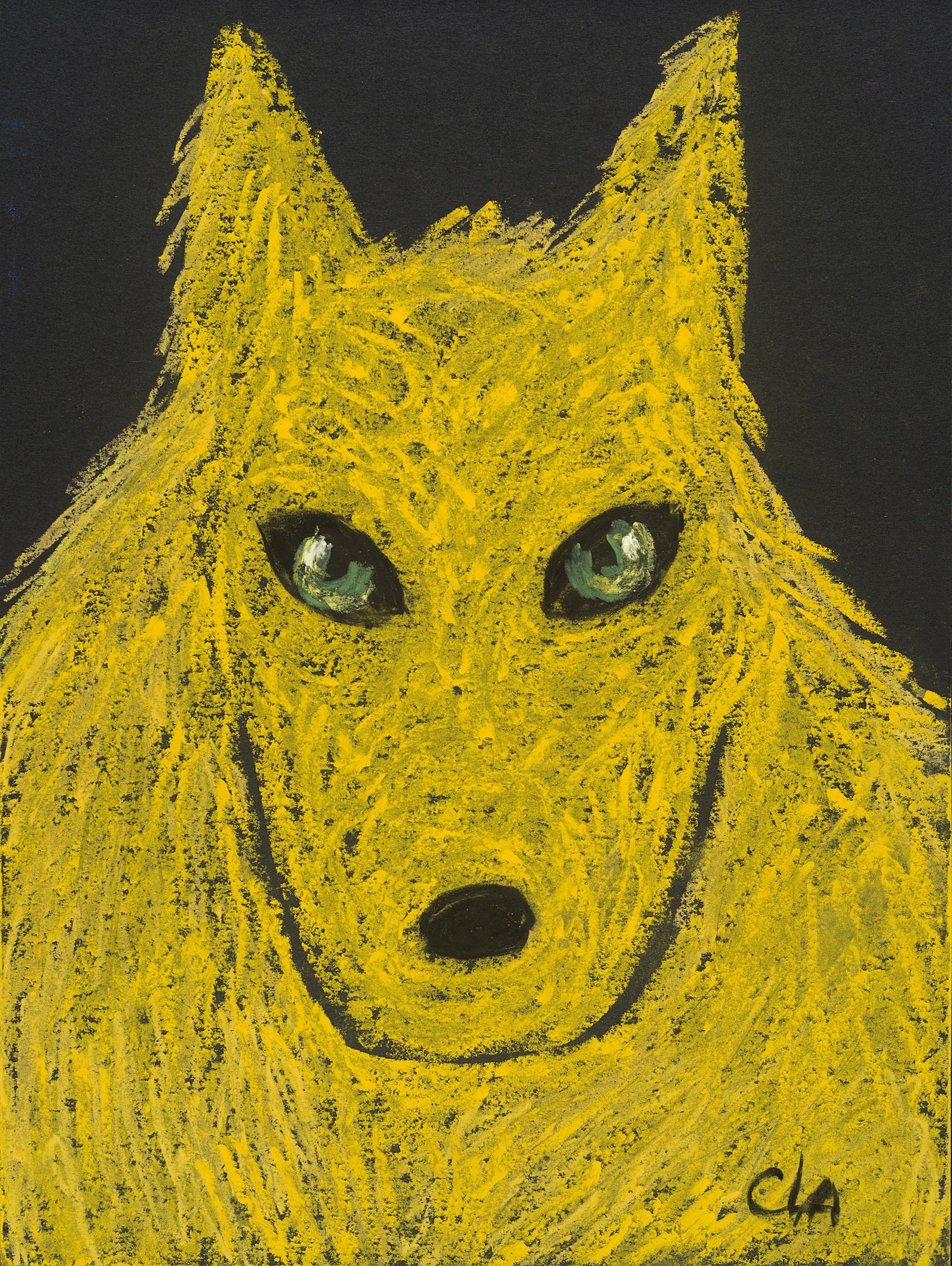 Yellow Wolf by Carole LaRoche