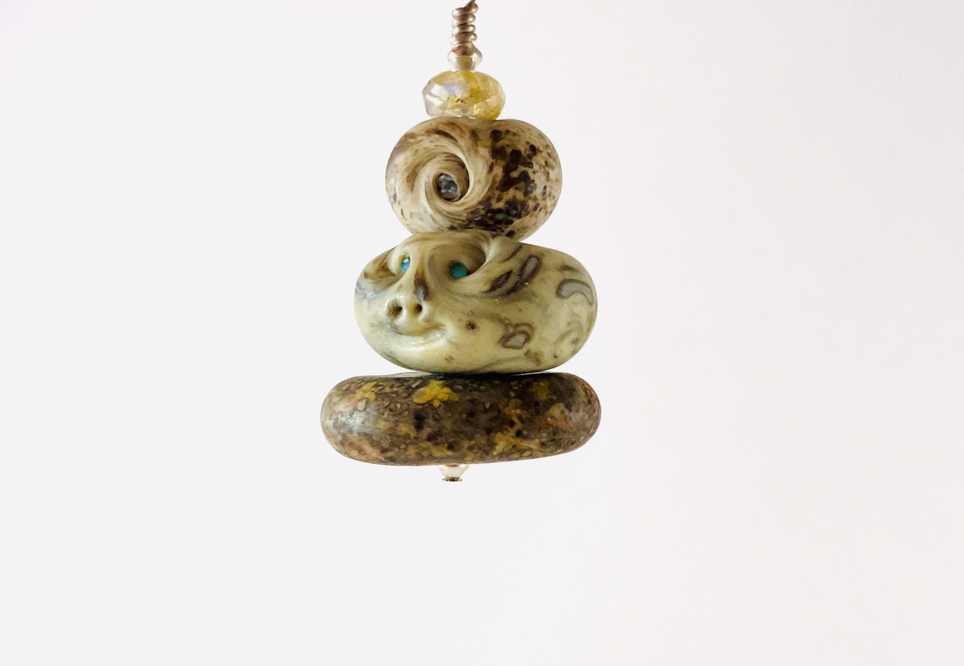 Cairn (stack of stones to help you find your way) Pendant LS14-150 by Linda Sacra