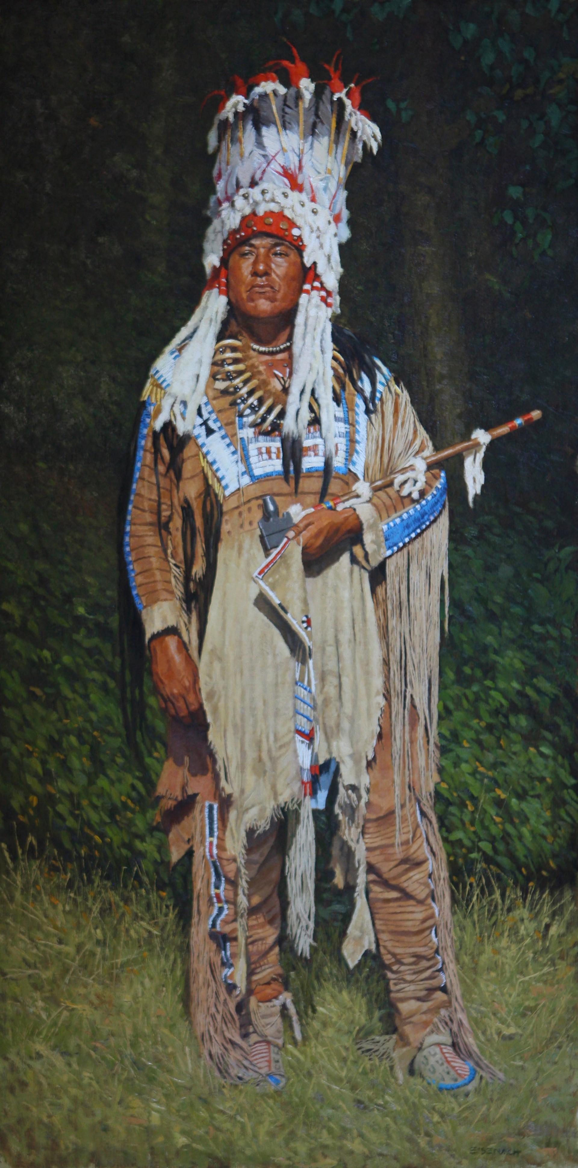 Eagle Rib, Blackfoot by Barry Eisenach