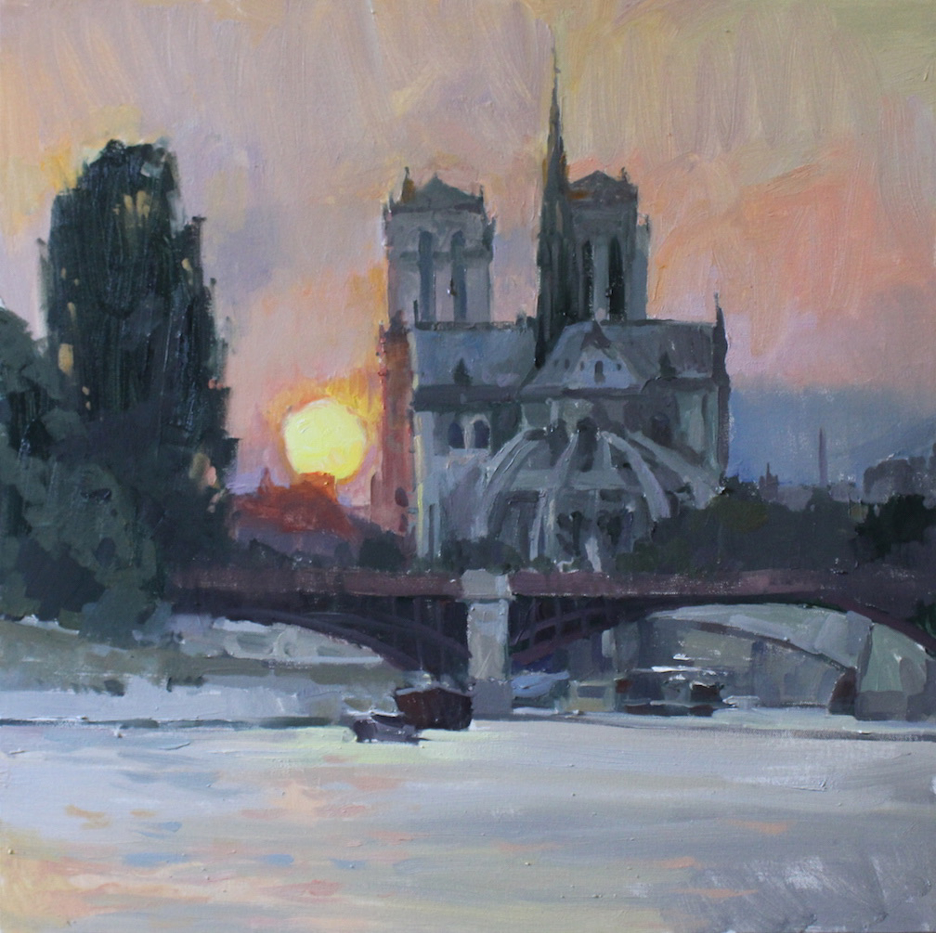 Sunset in Paris by Brent Jensen