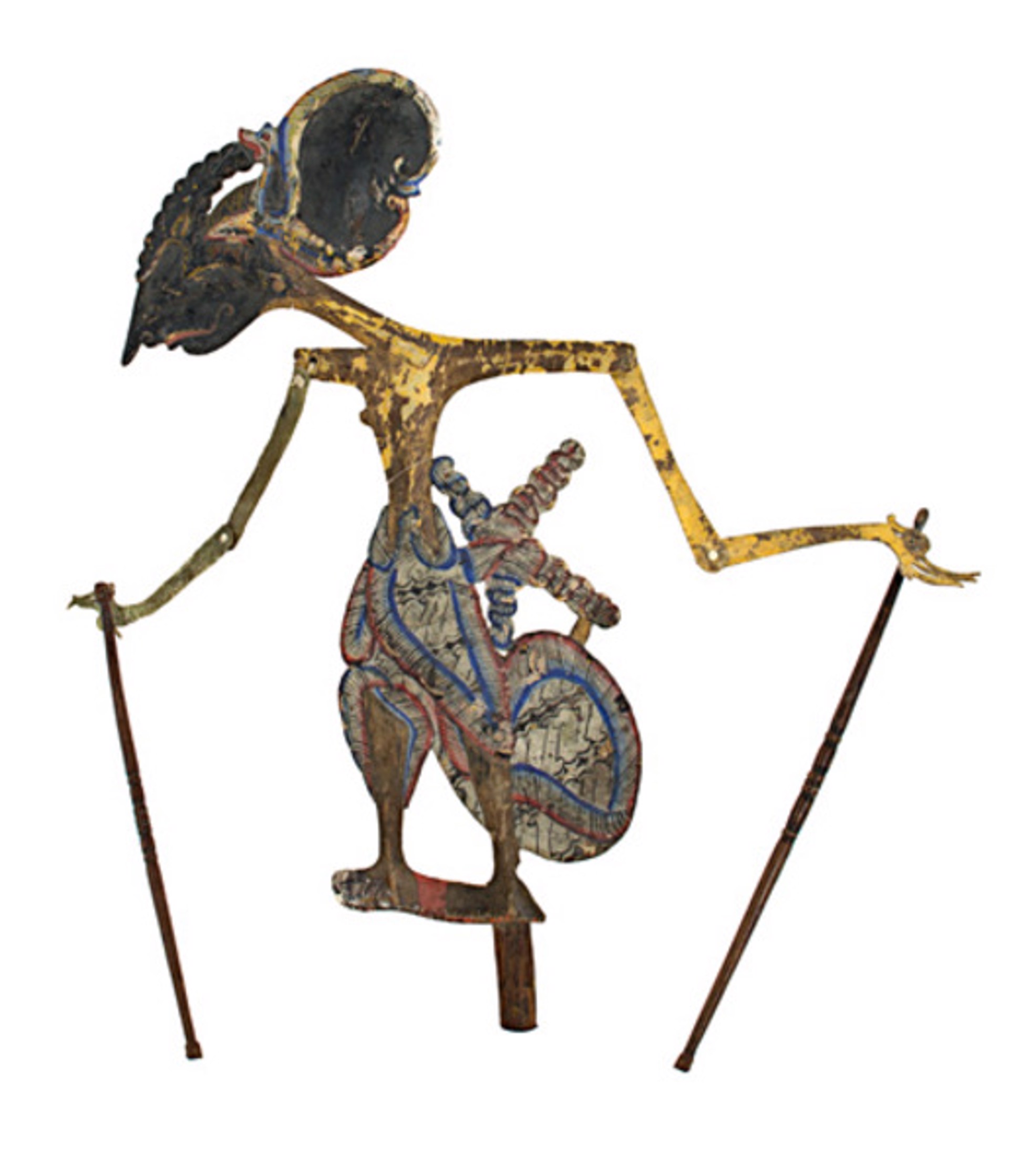 Flat Wooden Puppet (female) by Indonesian