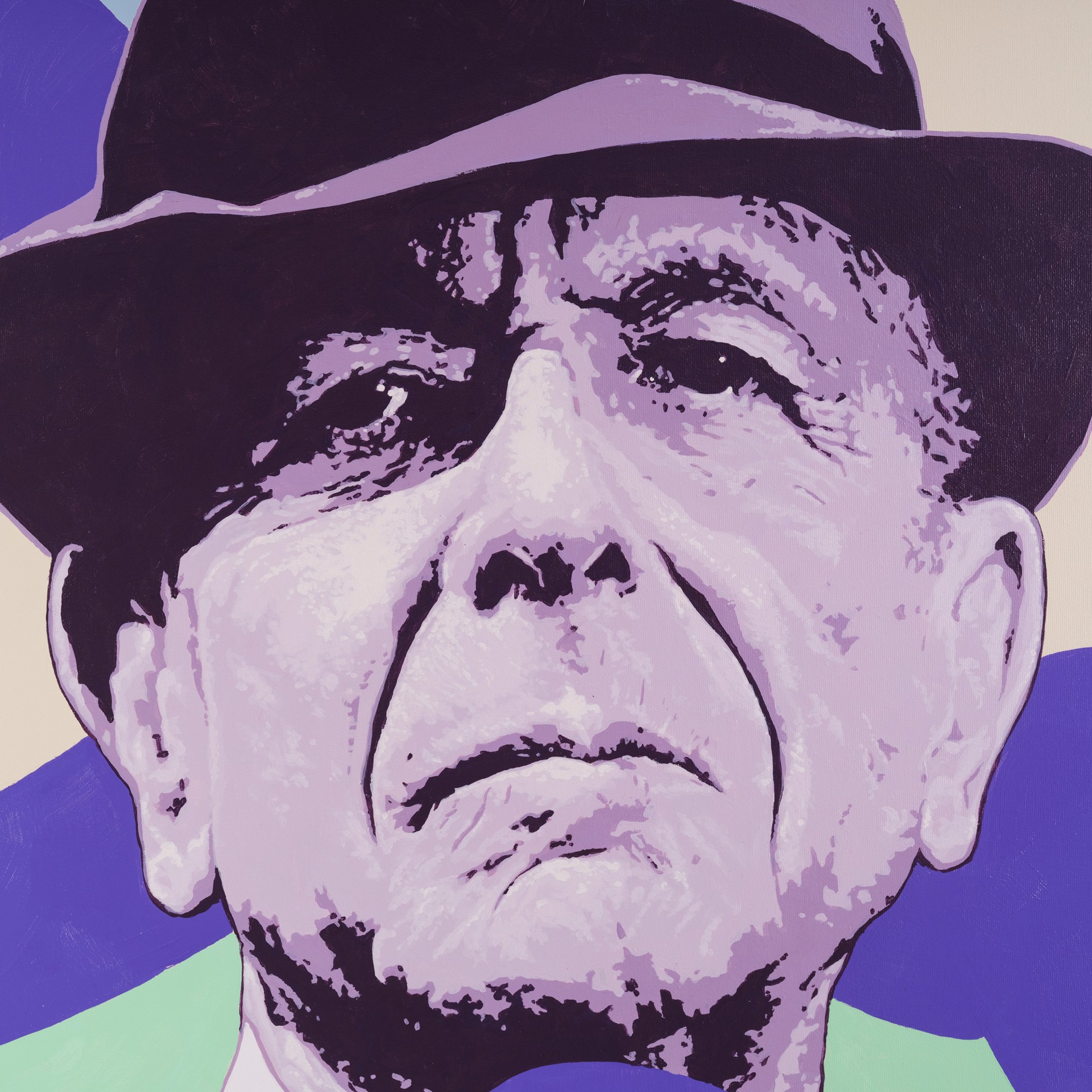 Leonard Cohen by Kevin Ledo