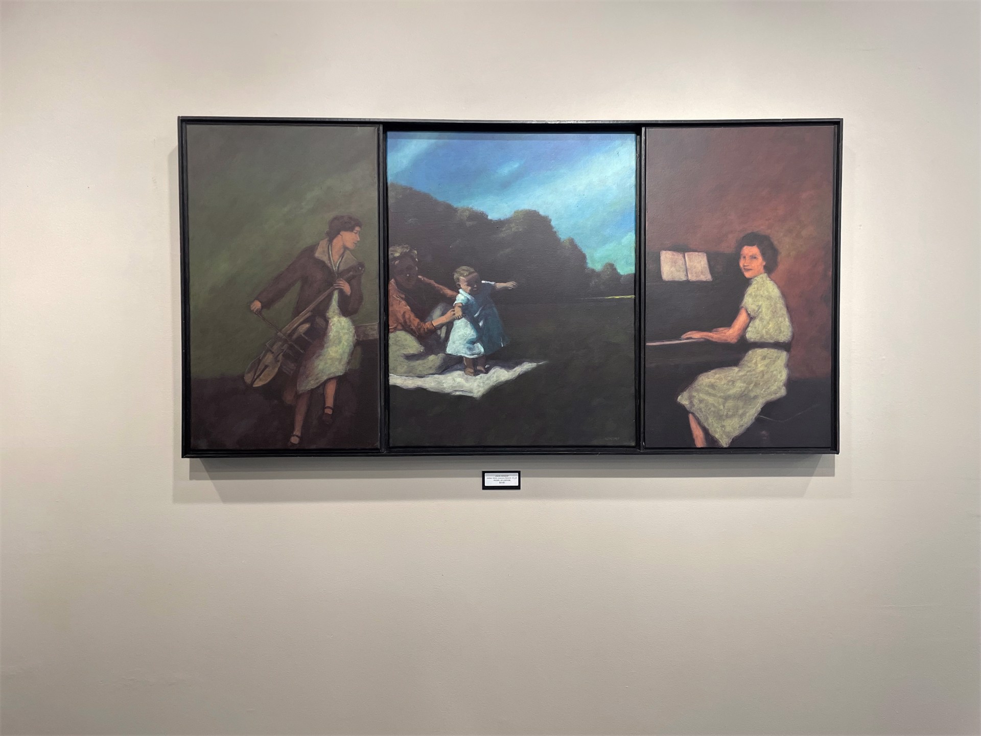 MOTHER, INFANT, MUSICIANS (TRIPTYCH) by JOHN WINSHIP