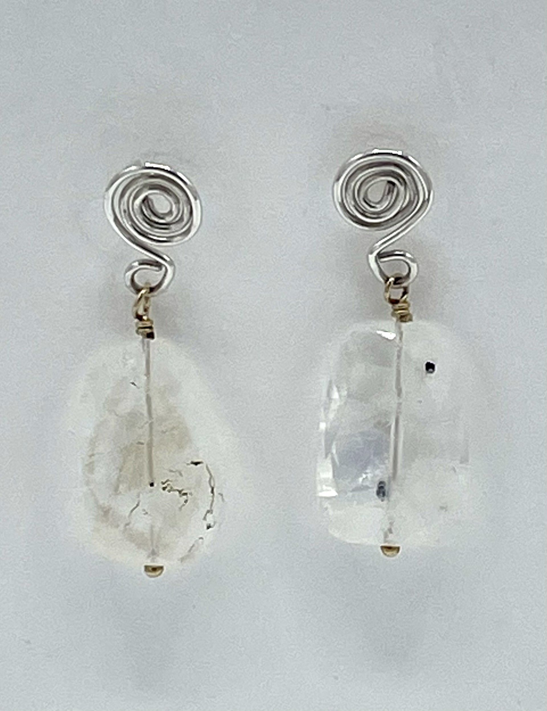 Moonstone Earrings by Emelie Hebert