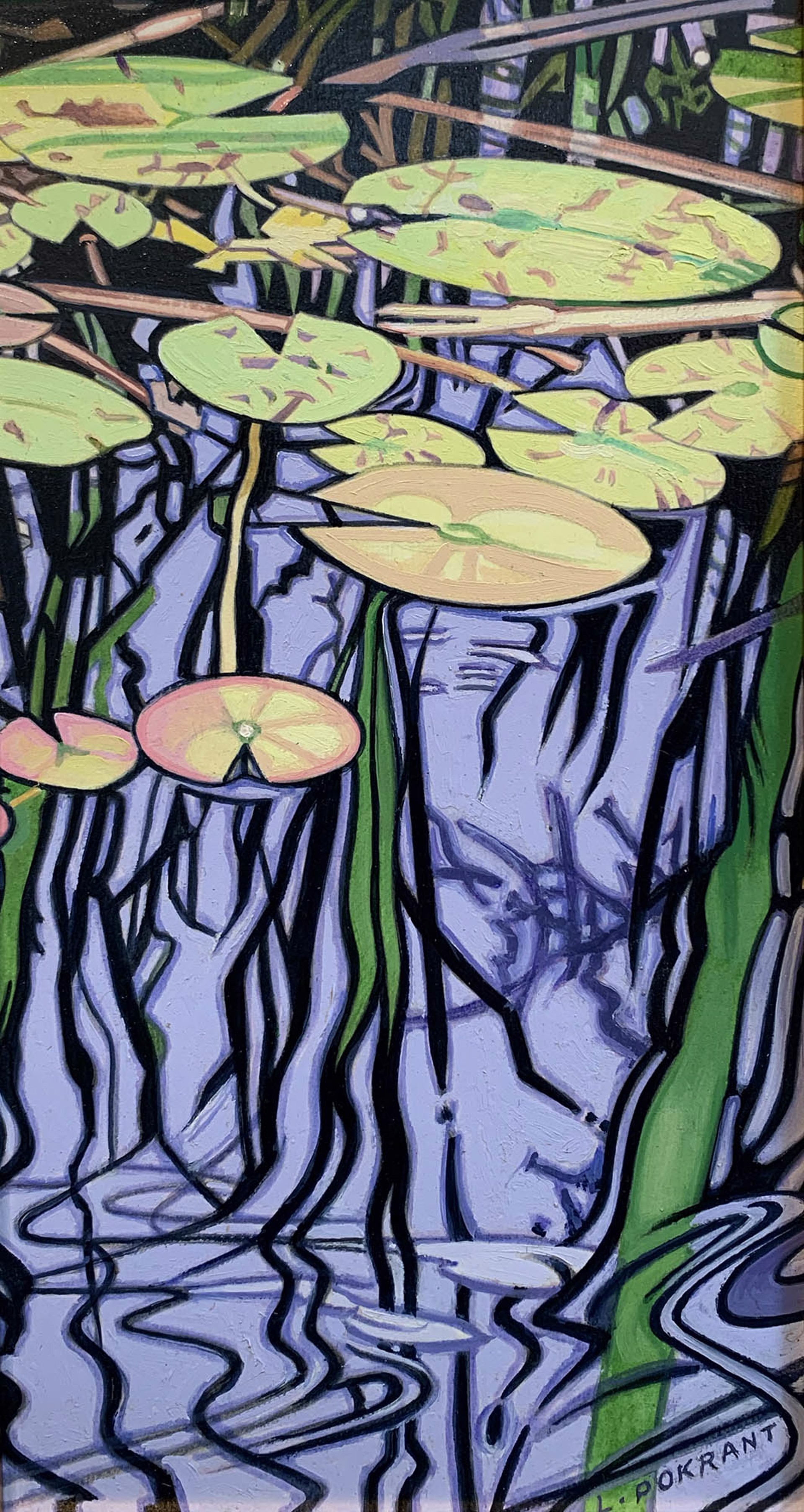 Lily Pond #2 by Luther Pokrant