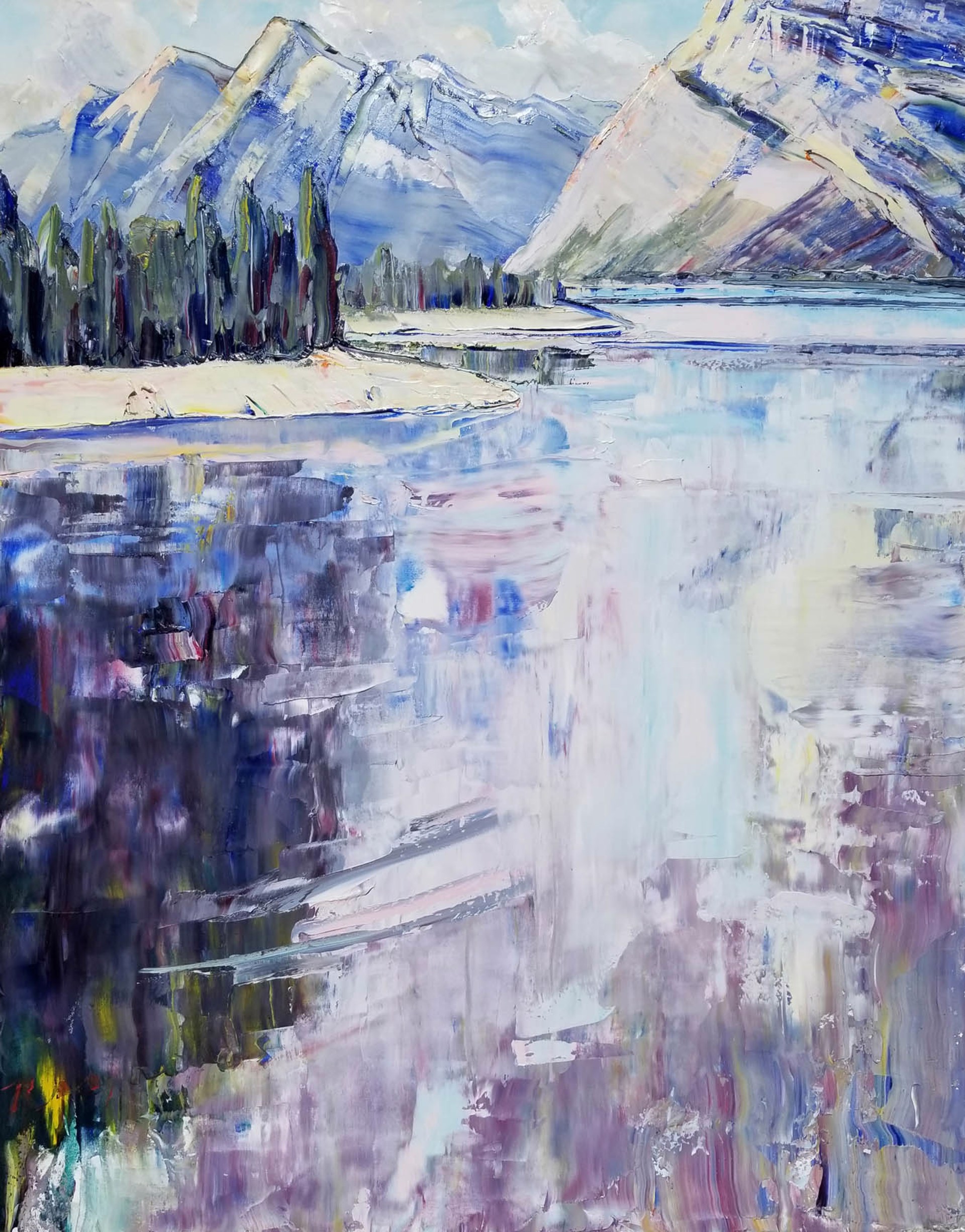 Morning Lake by Robert REYNOLDS